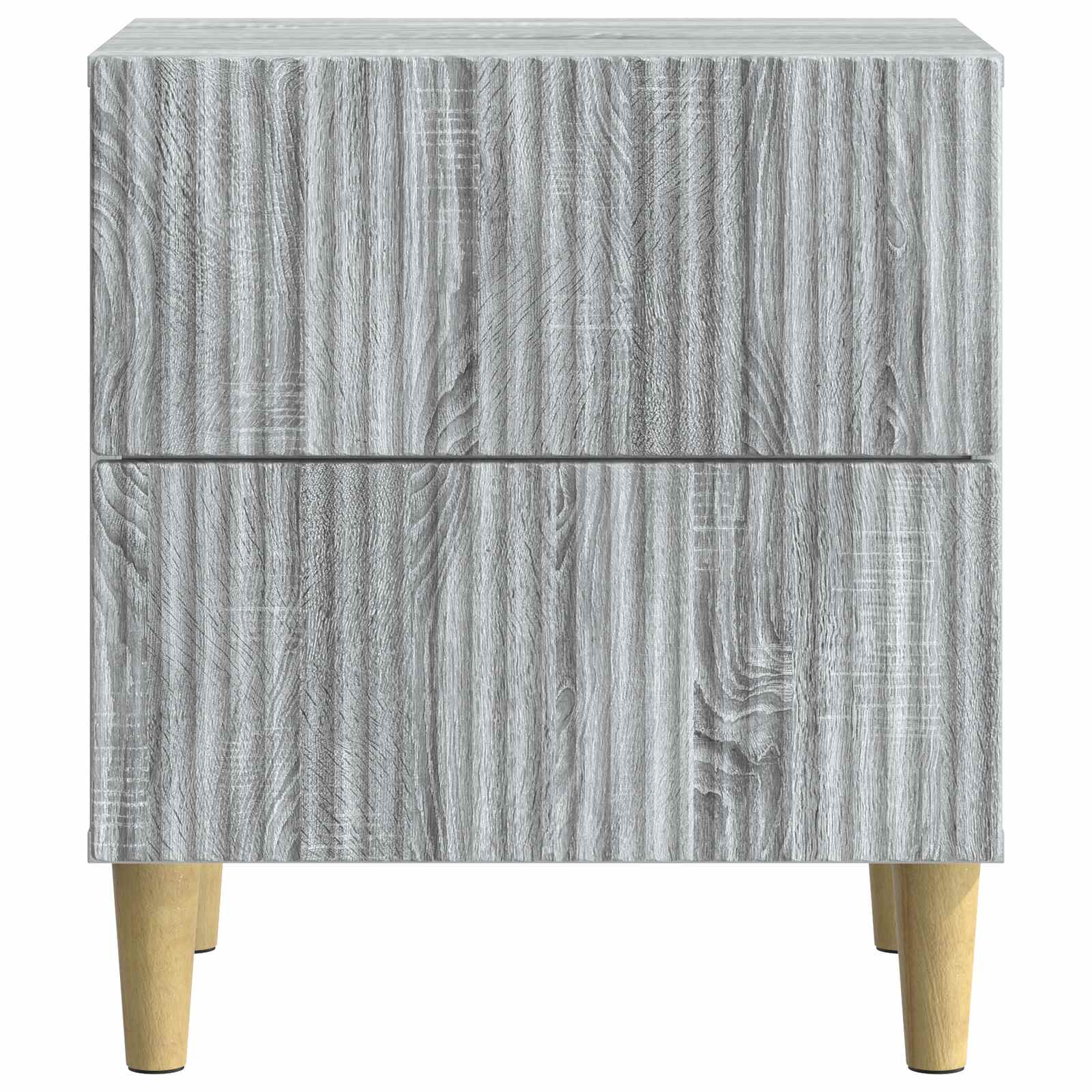 Nachtkastje Grijs sonoma 43 x 34,5 x 48 cm Bewerkt hout is nu te koop bij PeponiXL, paradijselijk wonen!