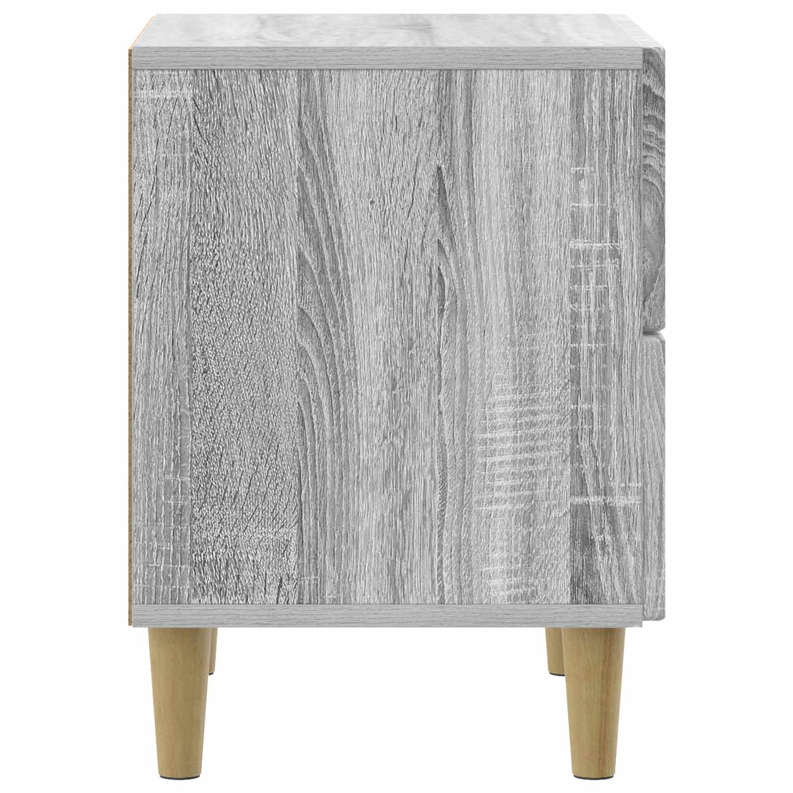 Nachtkastje 2 pcs Grijs sonoma 43 x 34,5 x 48 cm Bewerkt hout is nu te koop bij PeponiXL, paradijselijk wonen!