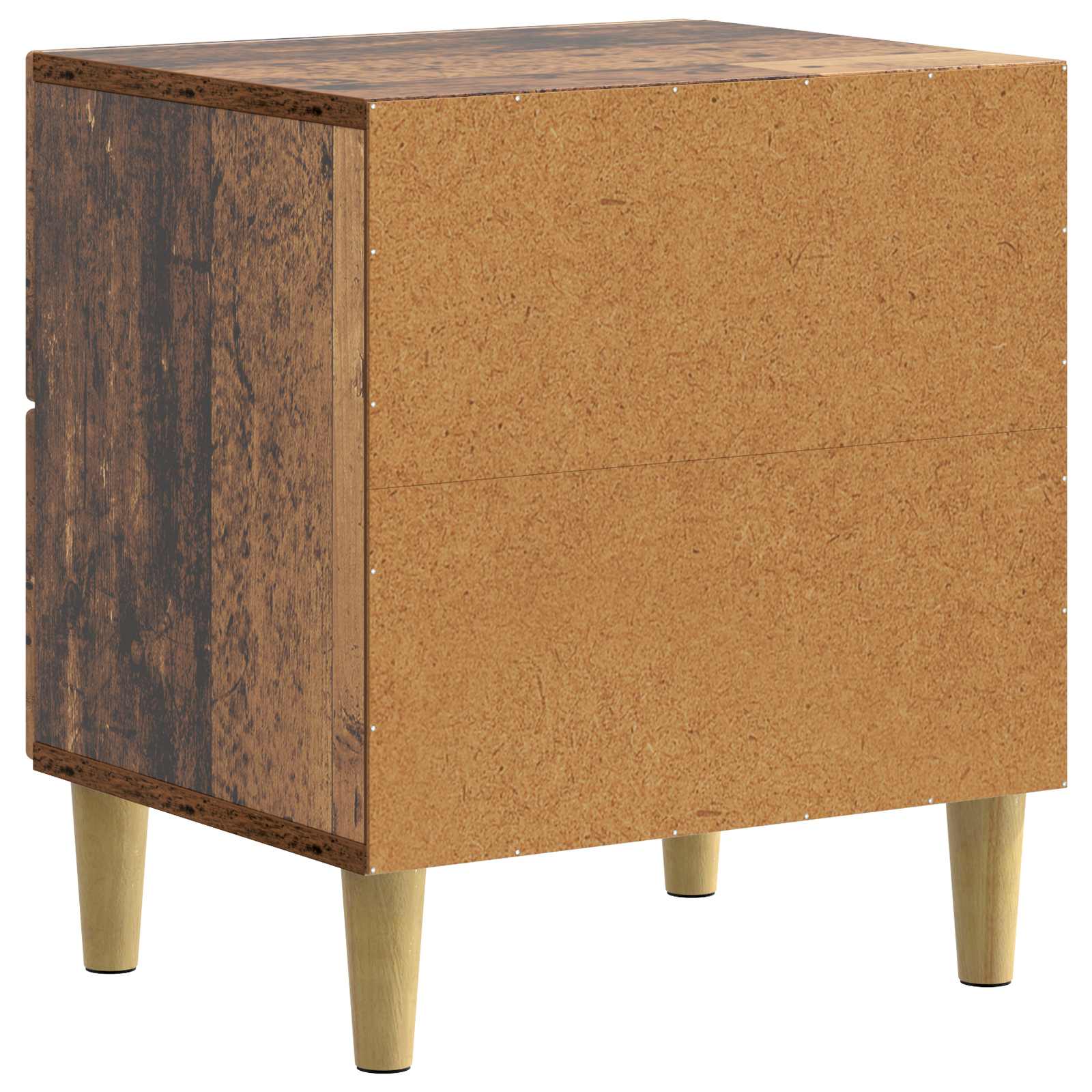 Nachtkastje 2 pcs Oud hout 43 x 34,5 x 48 cm Bewerkt hout is nu te koop bij PeponiXL, paradijselijk wonen!