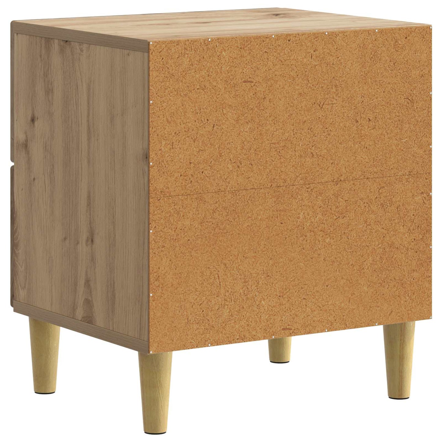 Nachtkastje Artisanaal eiken 43 x 34,5 x 48 cm Bewerkt hout is nu te koop bij PeponiXL, paradijselijk wonen!