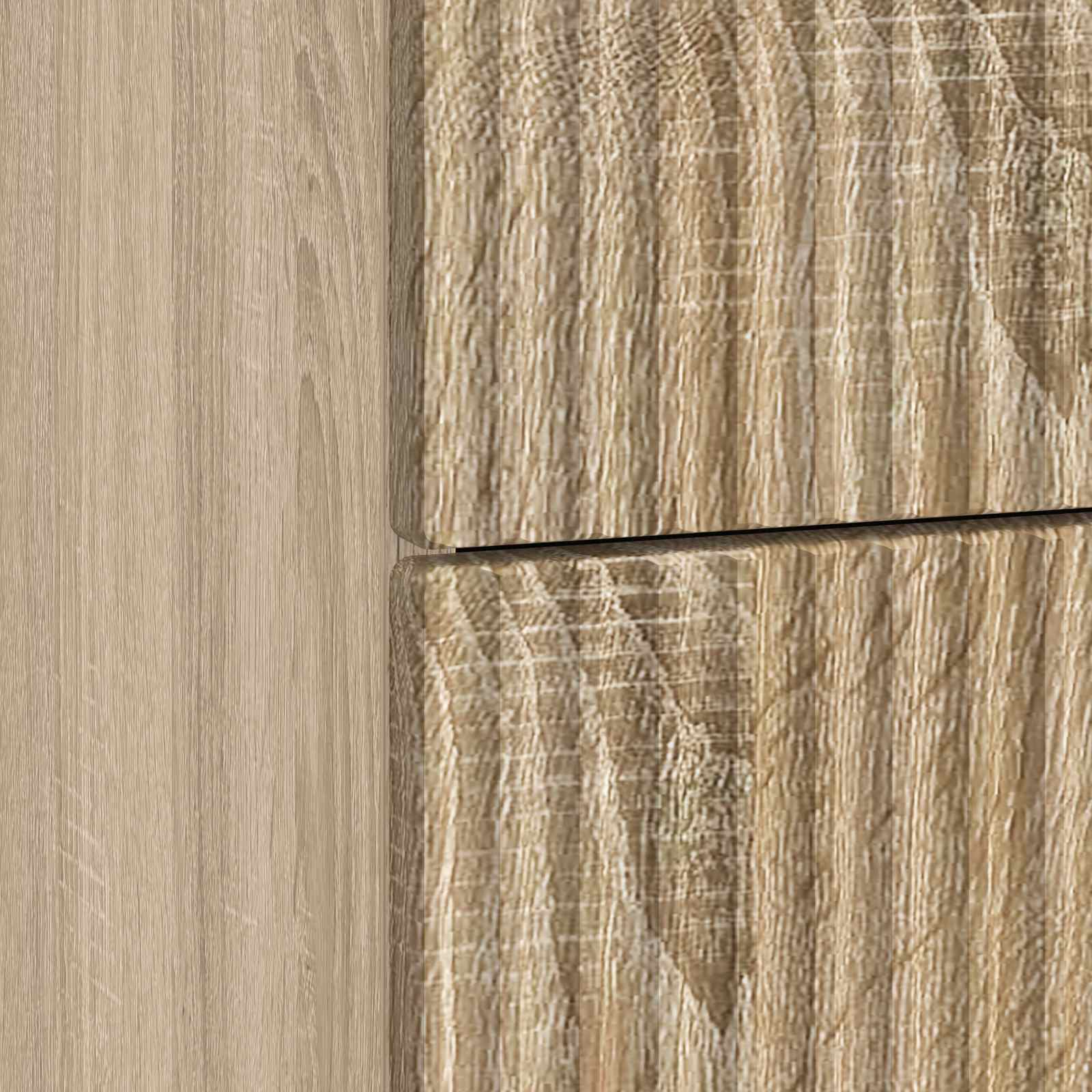 Nachtkastje Sonoma Eiken 62 x 34,5 x 48 cm Bewerkt hout is nu te koop bij PeponiXL, paradijselijk wonen!