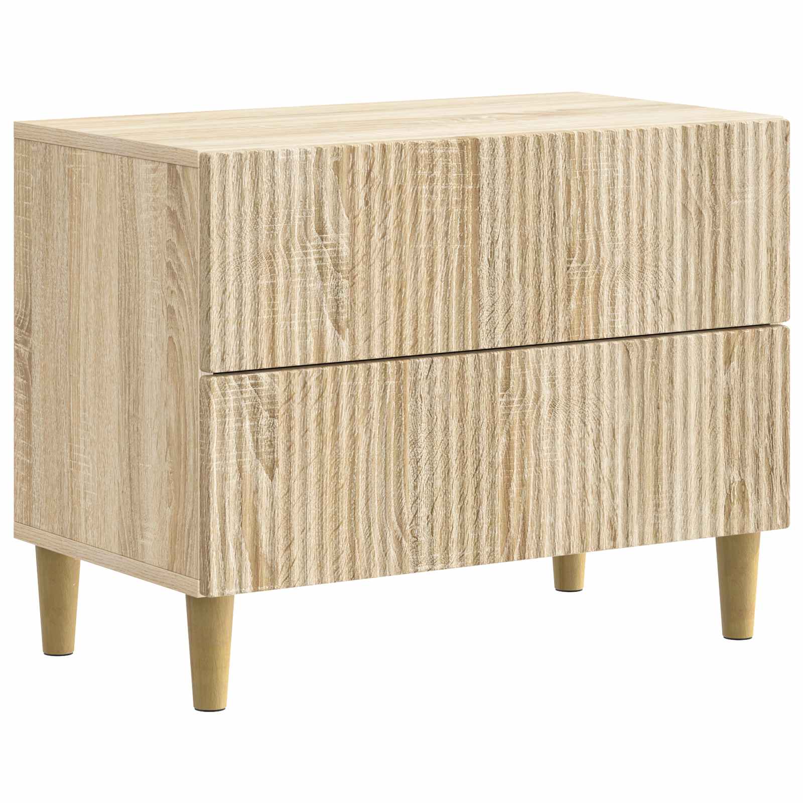 Nachtkastje Sonoma Eiken 62 x 34,5 x 48 cm Bewerkt hout is nu te koop bij PeponiXL, paradijselijk wonen!
