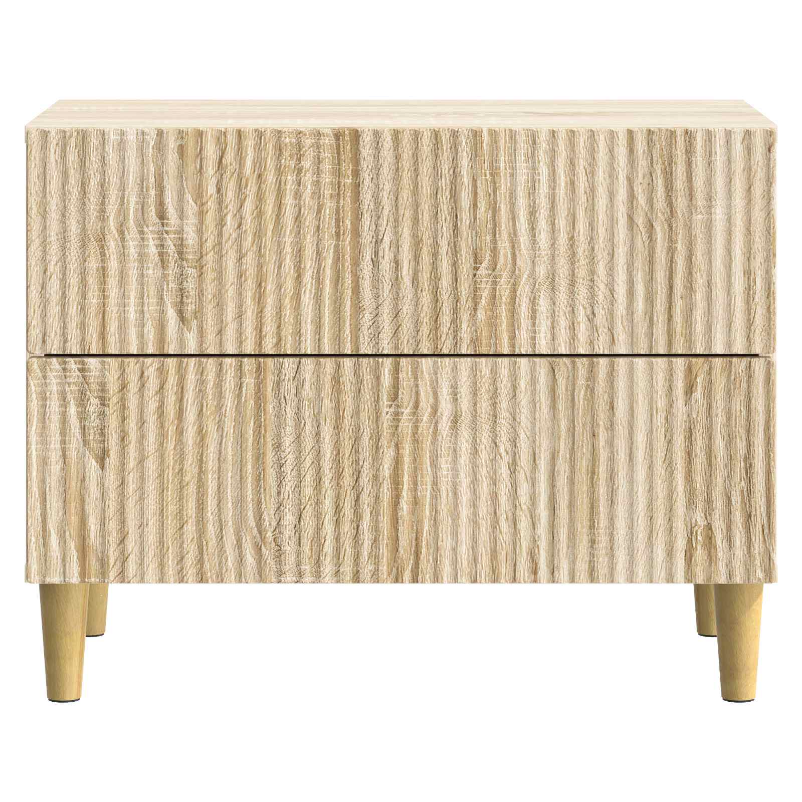 Nachtkastje Sonoma Eiken 62 x 34,5 x 48 cm Bewerkt hout is nu te koop bij PeponiXL, paradijselijk wonen!