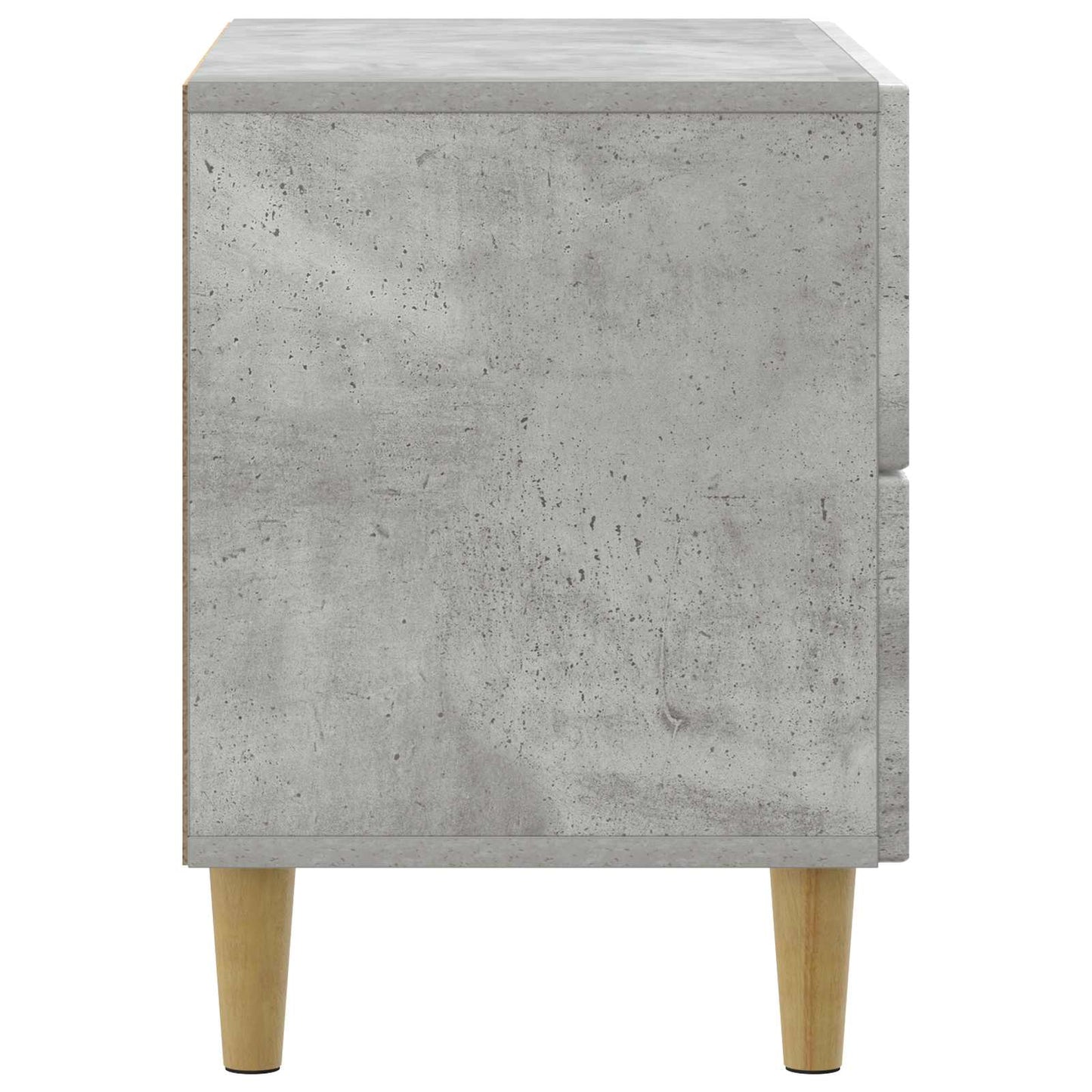 Nachtkastje met lade Betongrijs 62 x 34,5 x 48 cm Bewerkt hout is nu te koop bij PeponiXL, paradijselijk wonen!