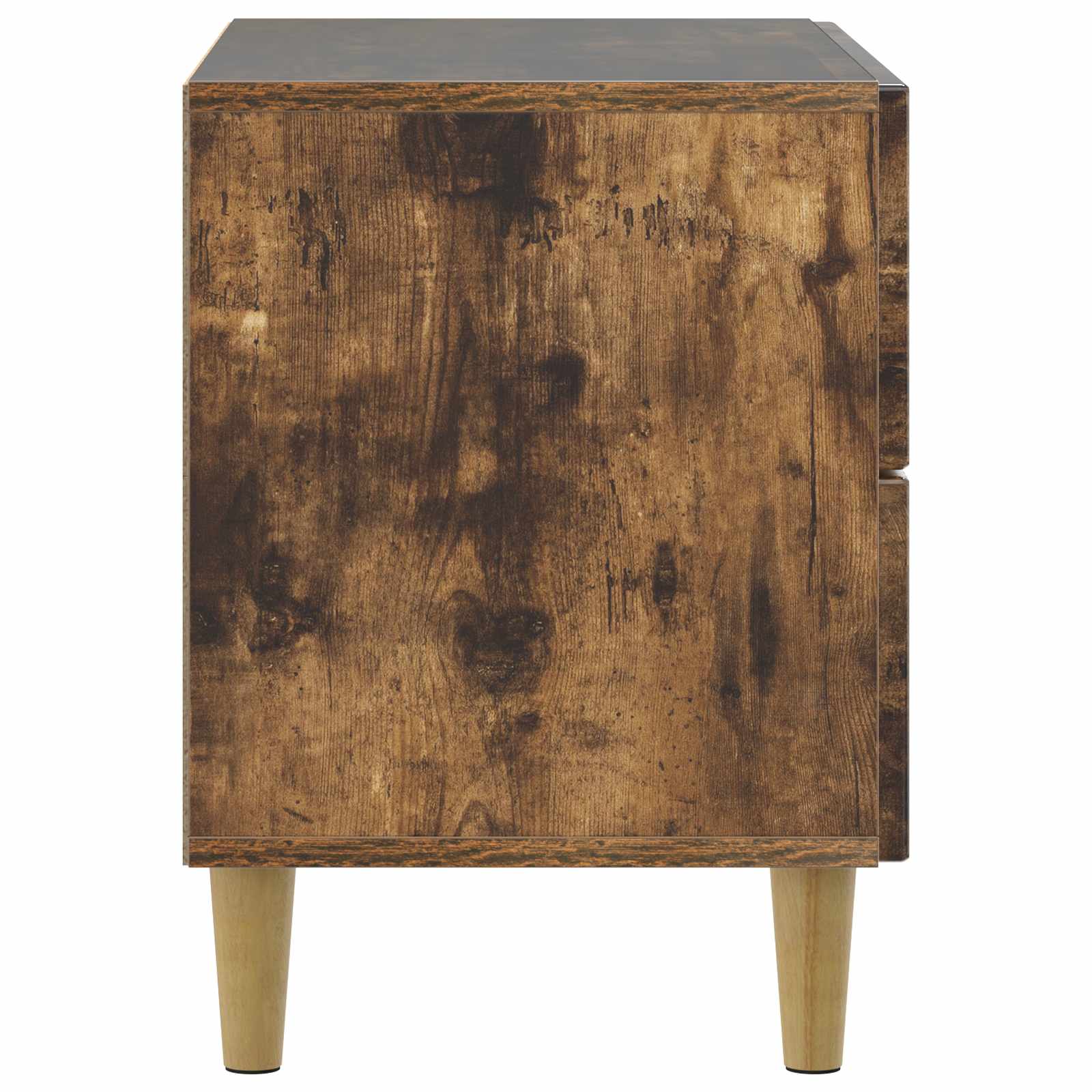 Nachtkastje Gerookt eiken 62 x 34,5 x 48 cm Bewerkt hout is nu te koop bij PeponiXL, paradijselijk wonen!