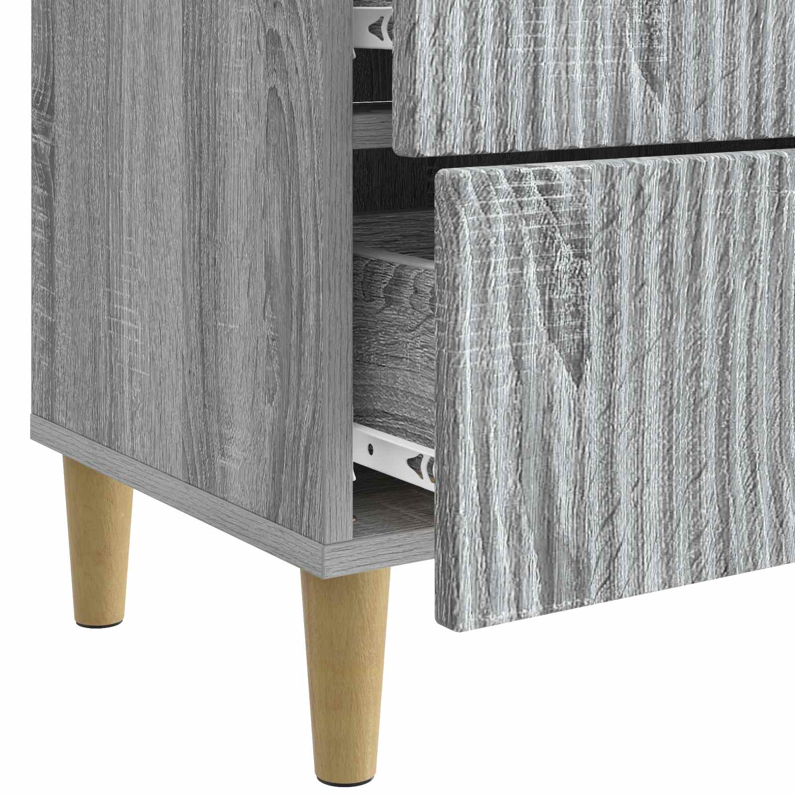 Nachtkastje Grijs sonoma 62 x 34,5 x 48 cm Bewerkt hout is nu te koop bij PeponiXL, paradijselijk wonen!
