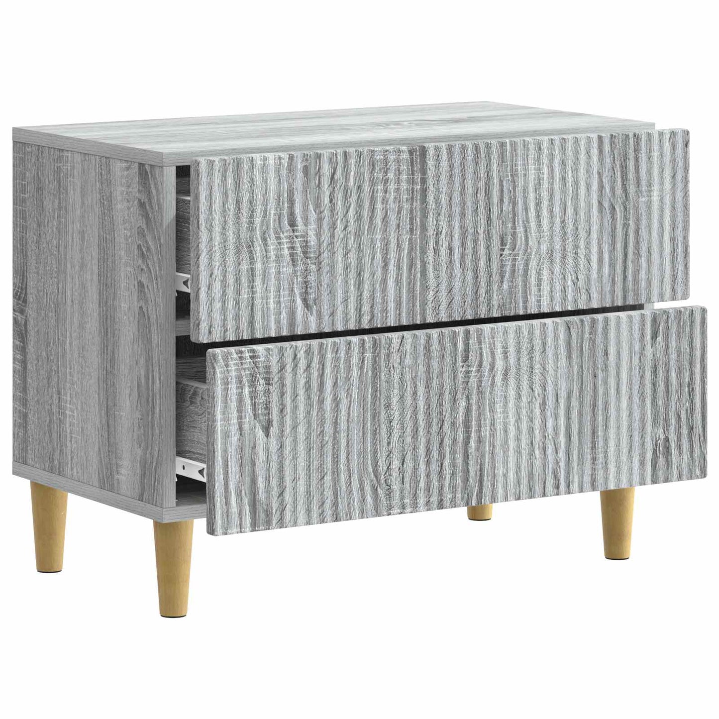 Nachtkastje Grijs sonoma 62 x 34,5 x 48 cm Bewerkt hout is nu te koop bij PeponiXL, paradijselijk wonen!