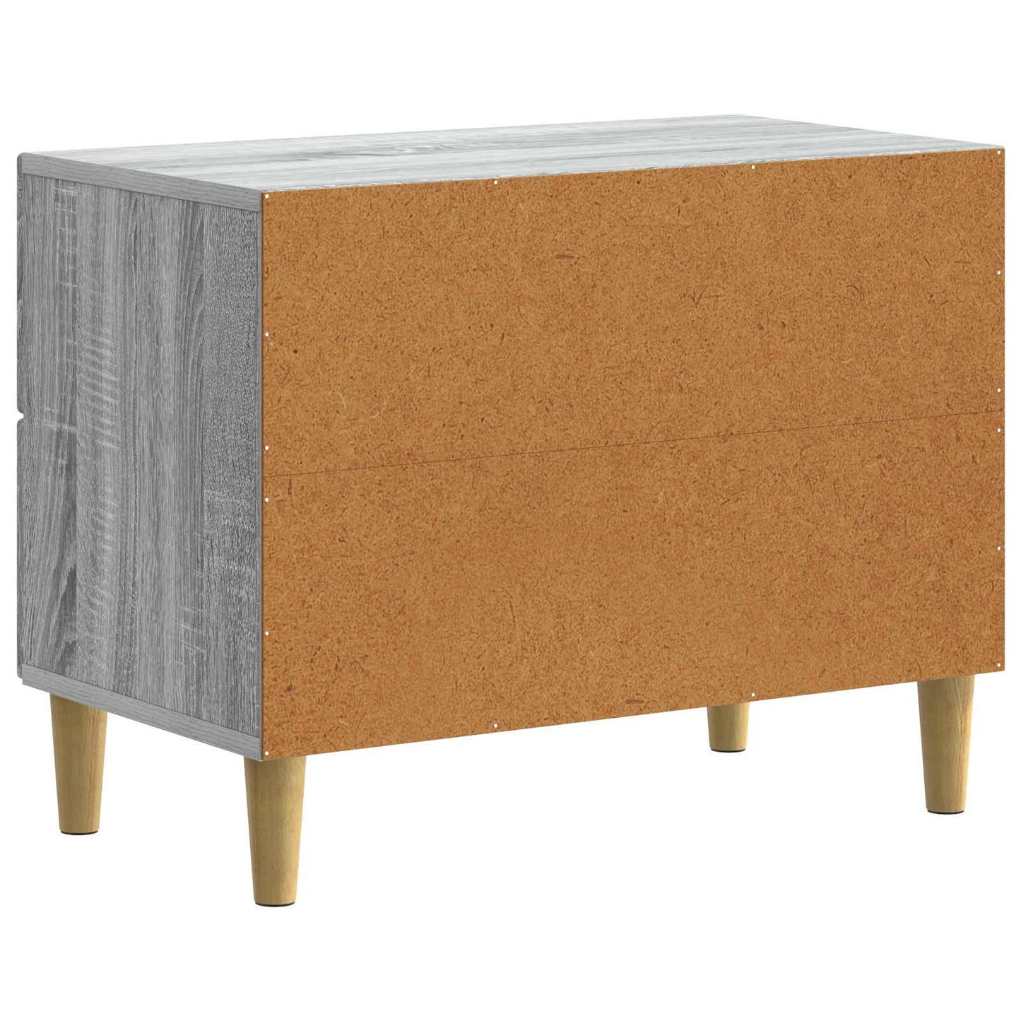 Nachtkastje Grijs sonoma 62 x 34,5 x 48 cm Bewerkt hout is nu te koop bij PeponiXL, paradijselijk wonen!