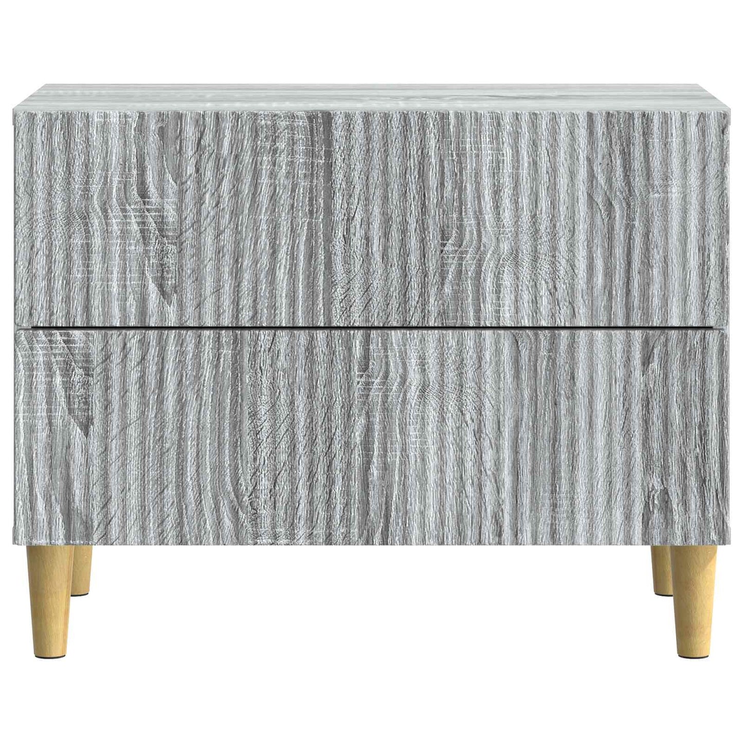 Nachtkastje Grijs sonoma 62 x 34,5 x 48 cm Bewerkt hout is nu te koop bij PeponiXL, paradijselijk wonen!