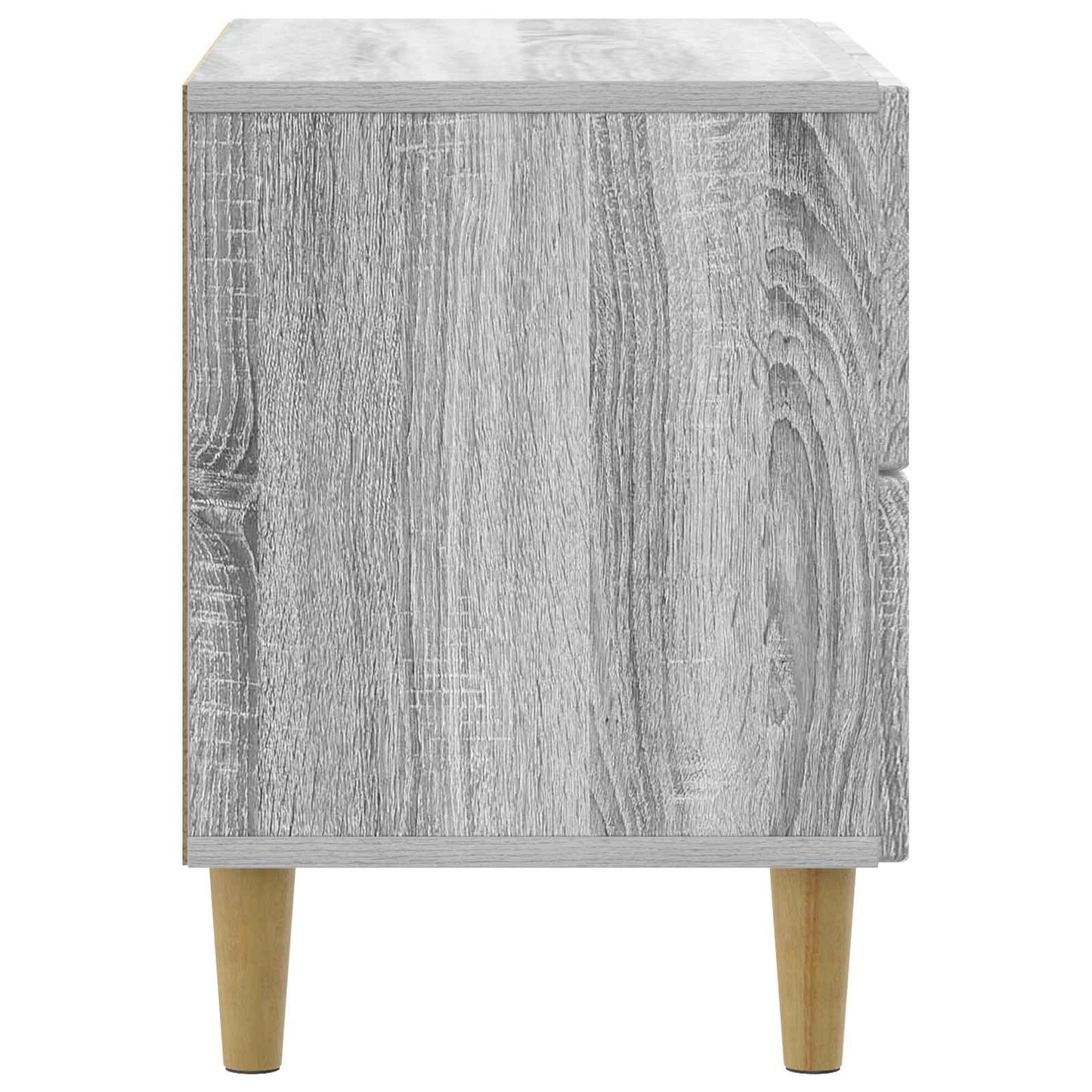 Nachtkastje Grijs sonoma 62 x 34,5 x 48 cm Bewerkt hout is nu te koop bij PeponiXL, paradijselijk wonen!