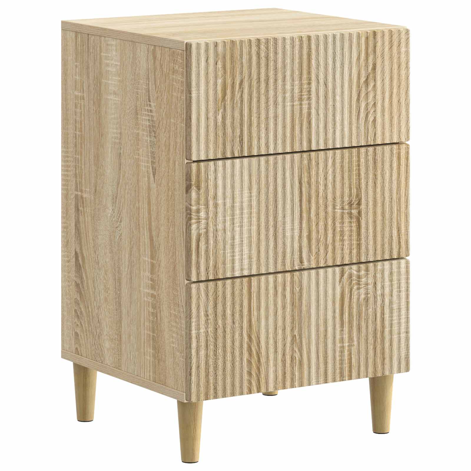 Nachtkastje Sonoma Eiken 43 x 41 x 66,5 cm Bewerkt hout is nu te koop bij PeponiXL, paradijselijk wonen!