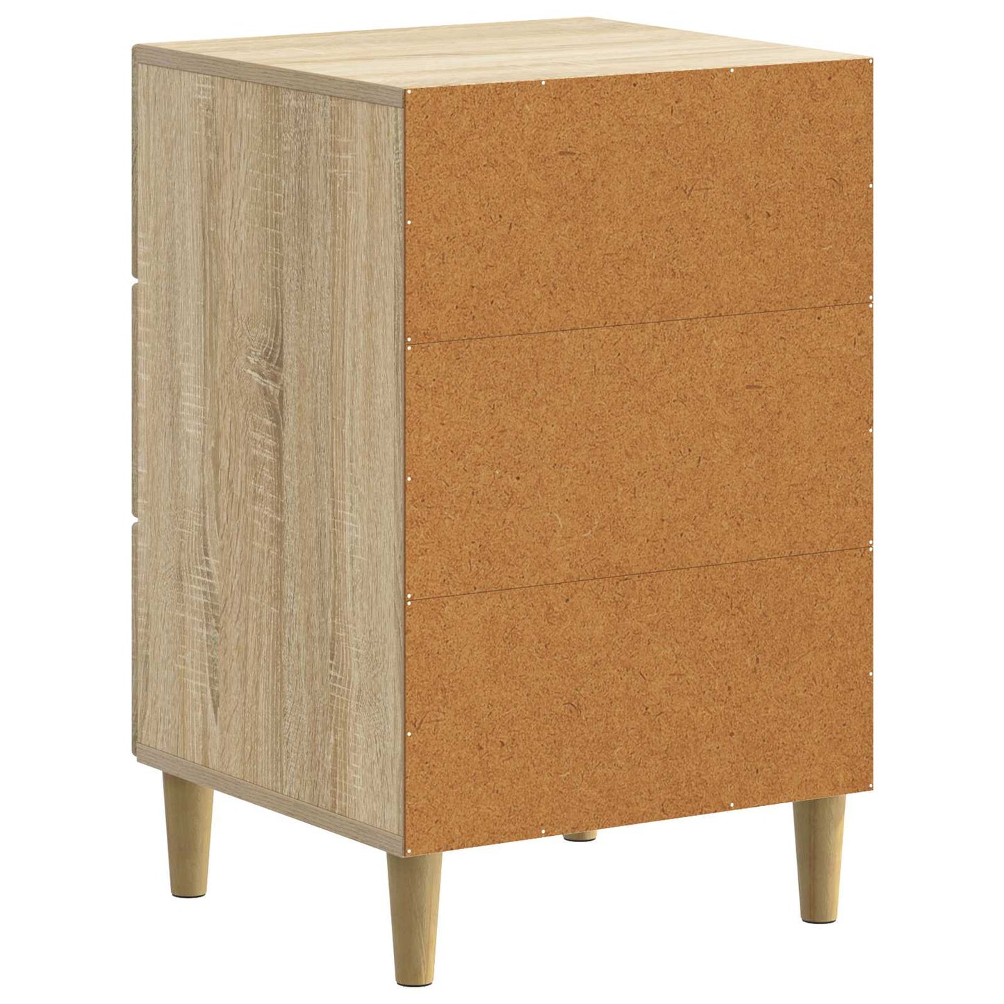 Nachtkastje Sonoma Eiken 43 x 41 x 66,5 cm Bewerkt hout is nu te koop bij PeponiXL, paradijselijk wonen!
