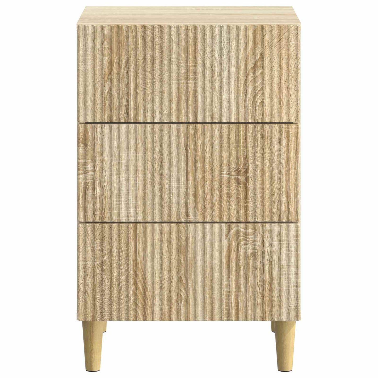 Nachtkastje Sonoma Eiken 43 x 41 x 66,5 cm Bewerkt hout is nu te koop bij PeponiXL, paradijselijk wonen!
