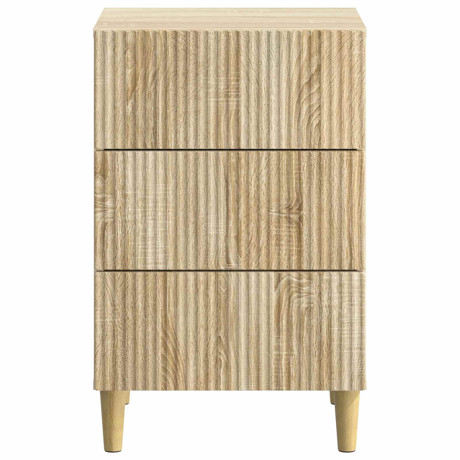 Nachtkastje Sonoma Eiken 43 x 41 x 66,5 cm Bewerkt hout is nu te koop bij PeponiXL, paradijselijk wonen!