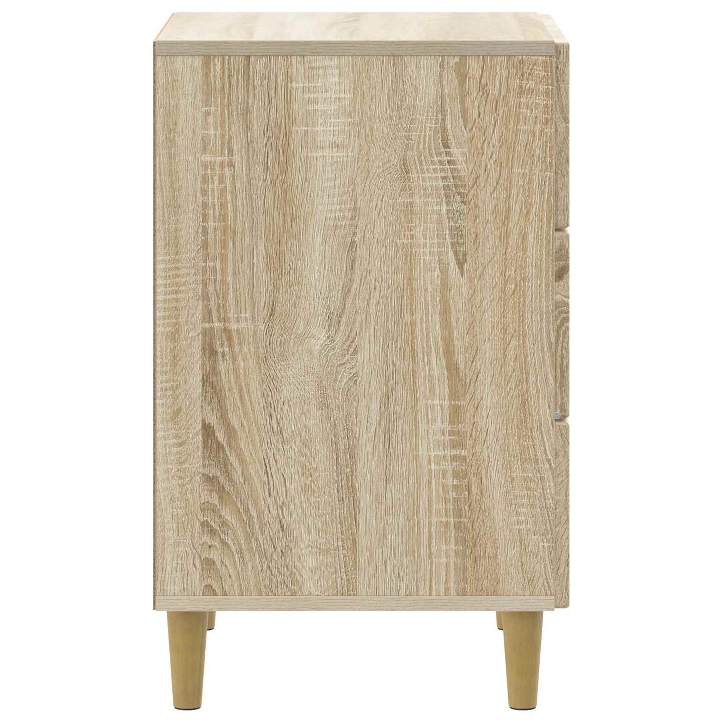 Nachtkastje Sonoma Eiken 43 x 41 x 66,5 cm Bewerkt hout is nu te koop bij PeponiXL, paradijselijk wonen!