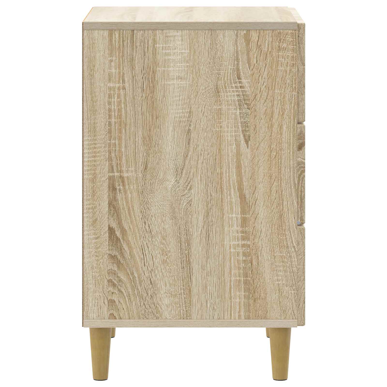 Nachtkastje Sonoma Eiken 43 x 41 x 66,5 cm Bewerkt hout is nu te koop bij PeponiXL, paradijselijk wonen!