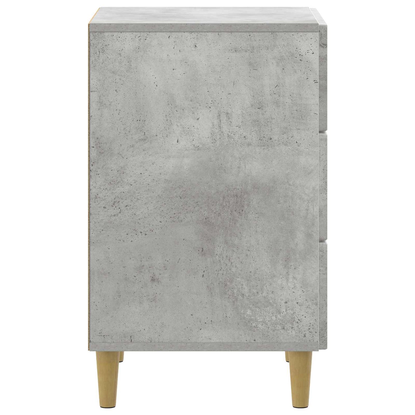 Nachtkastje met lade Betongrijs 43 x 41 x 66,5 cm Bewerkt hout is nu te koop bij PeponiXL, paradijselijk wonen!