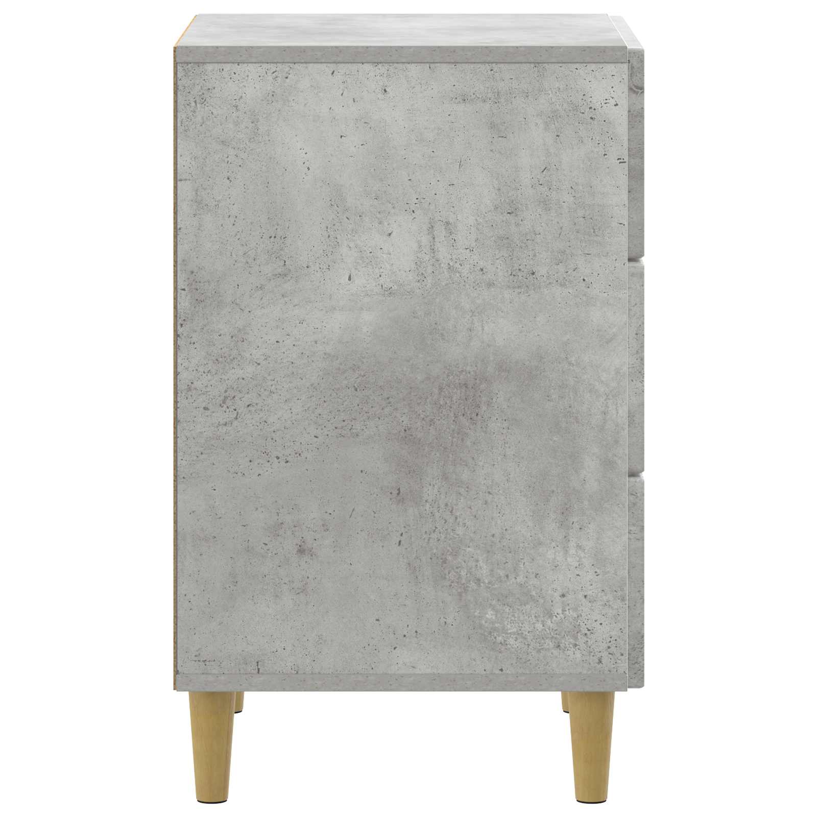 Nachtkastje met lade Betongrijs 43 x 41 x 66,5 cm Bewerkt hout is nu te koop bij PeponiXL, paradijselijk wonen!