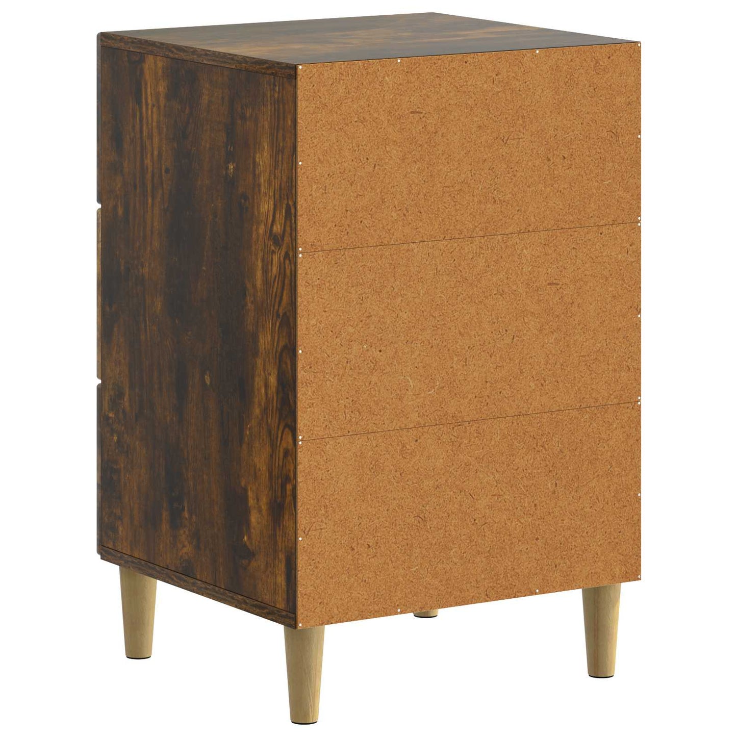 Nachtkastje Gerookt eiken 43 x 41 x 66,5 cm Bewerkt hout is nu te koop bij PeponiXL, paradijselijk wonen!