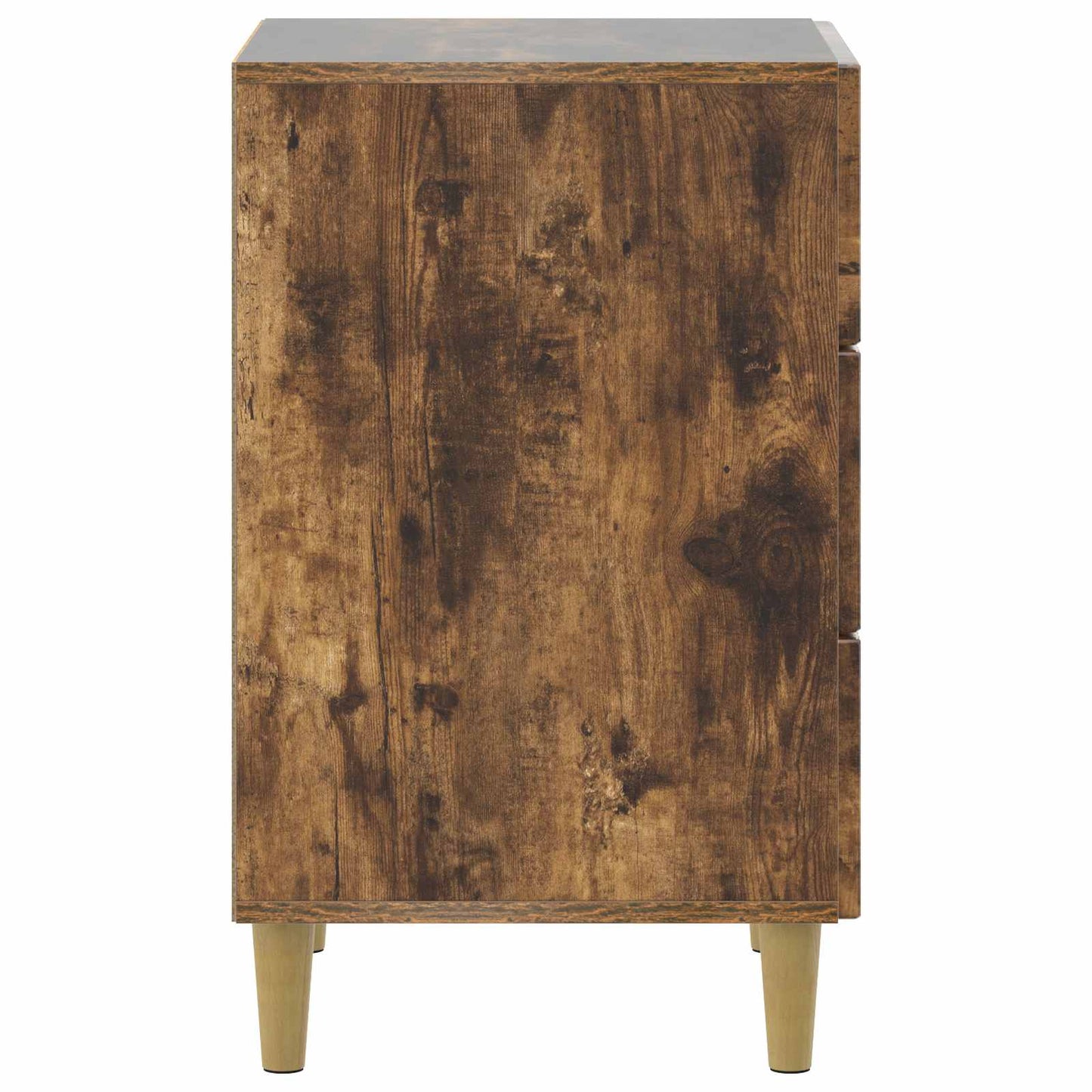 Nachtkastje Gerookt eiken 43 x 41 x 66,5 cm Bewerkt hout is nu te koop bij PeponiXL, paradijselijk wonen!