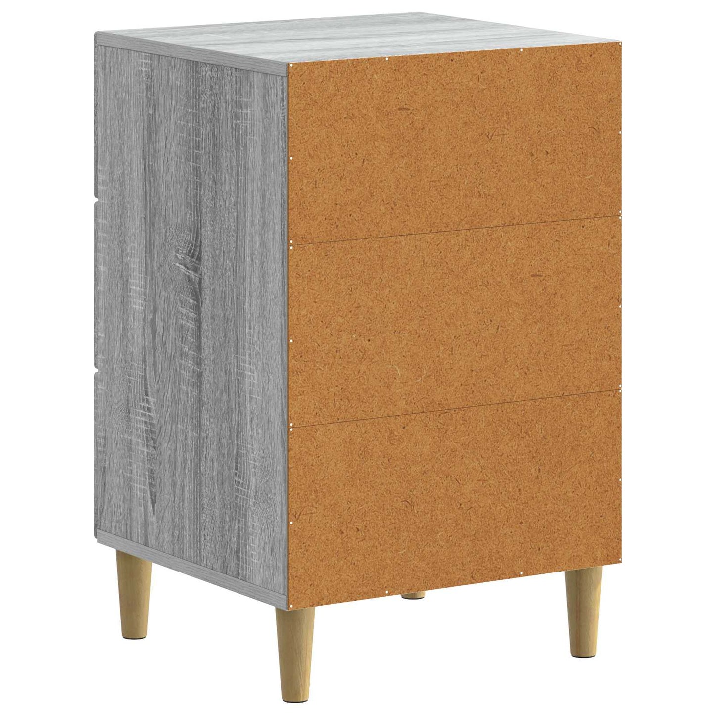 Nachtkastje Grijs sonoma 43 x 41 x 66,5 cm Bewerkt hout is nu te koop bij PeponiXL, paradijselijk wonen!