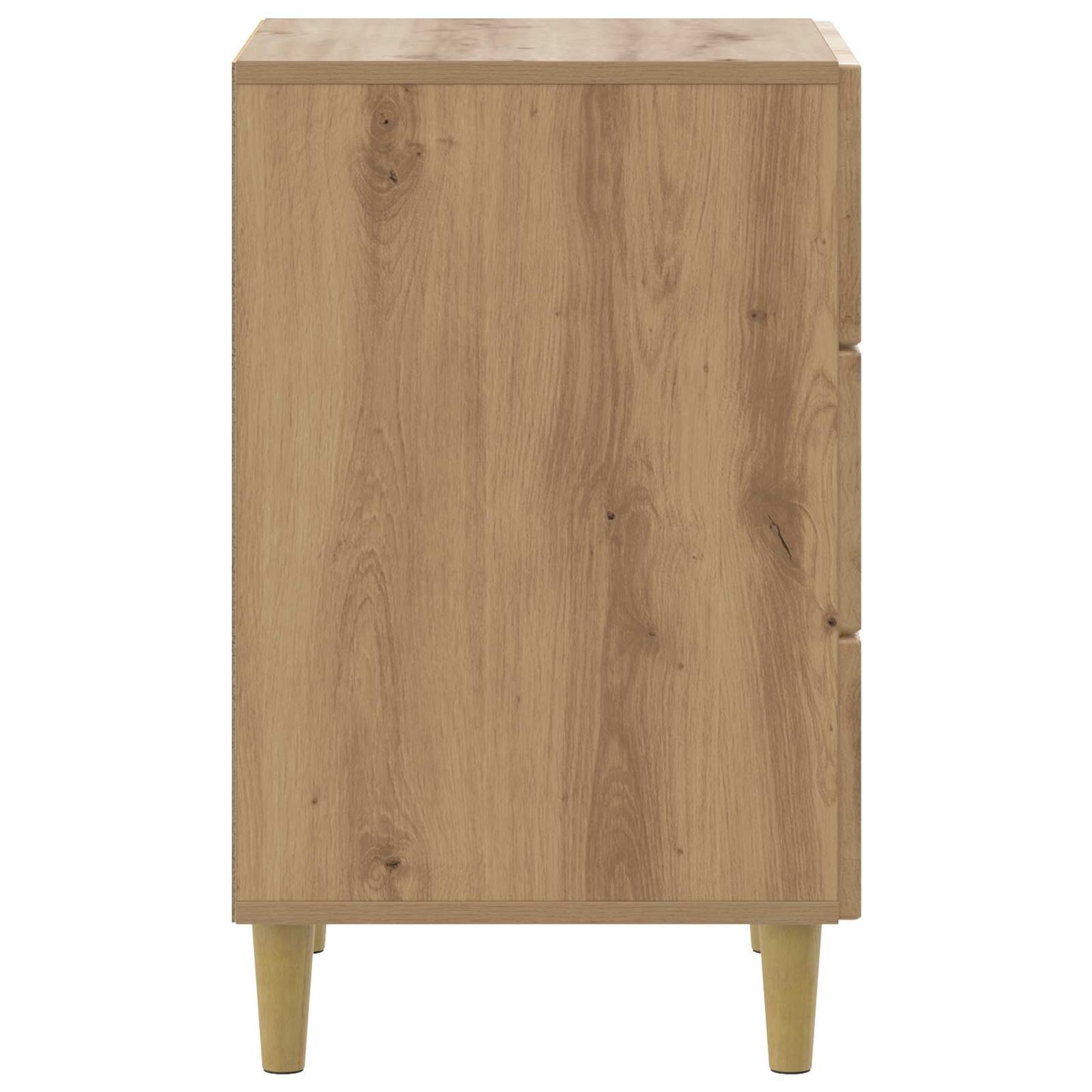 Nachtkastje Artisanaal eiken 43 x 41 x 66,5 cm Bewerkt hout is nu te koop bij PeponiXL, paradijselijk wonen!