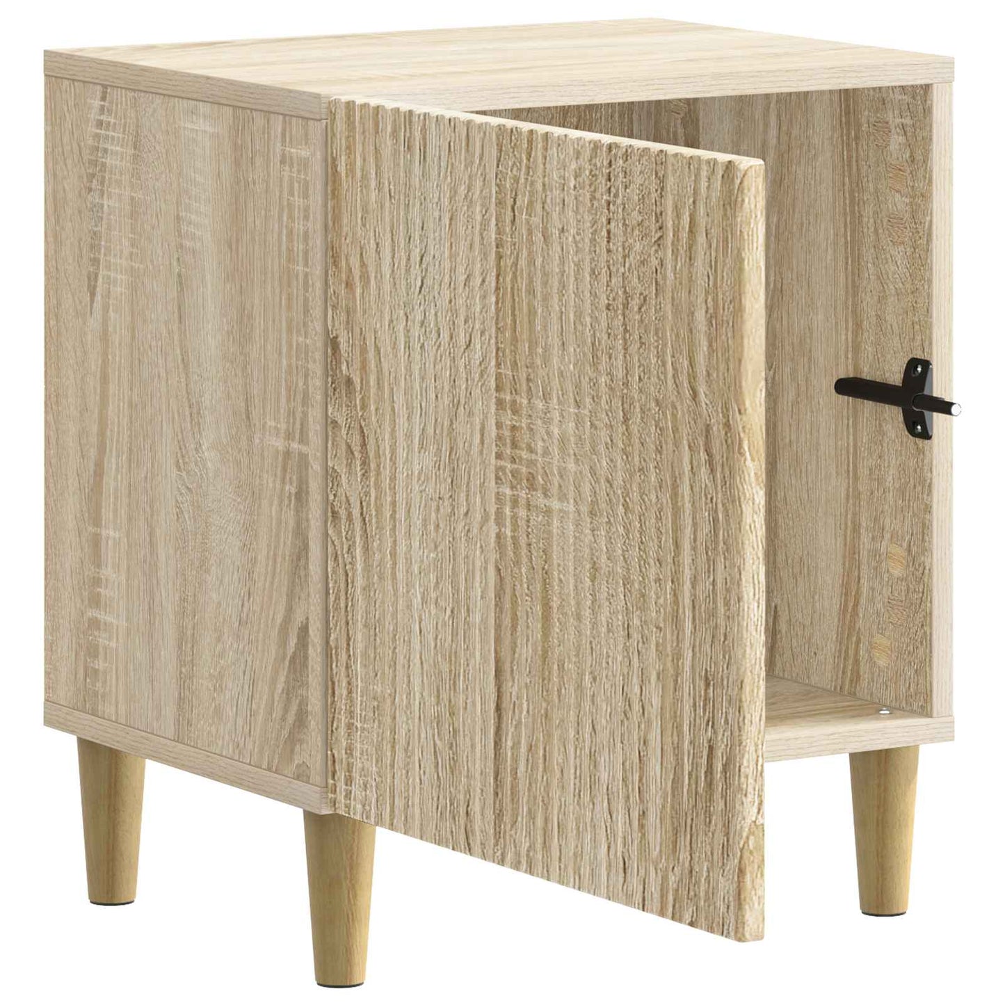 Nachtkastje Sonoma Eiken 43 x 34,5 x 50 cm Bewerkt hout is nu te koop bij PeponiXL, paradijselijk wonen!