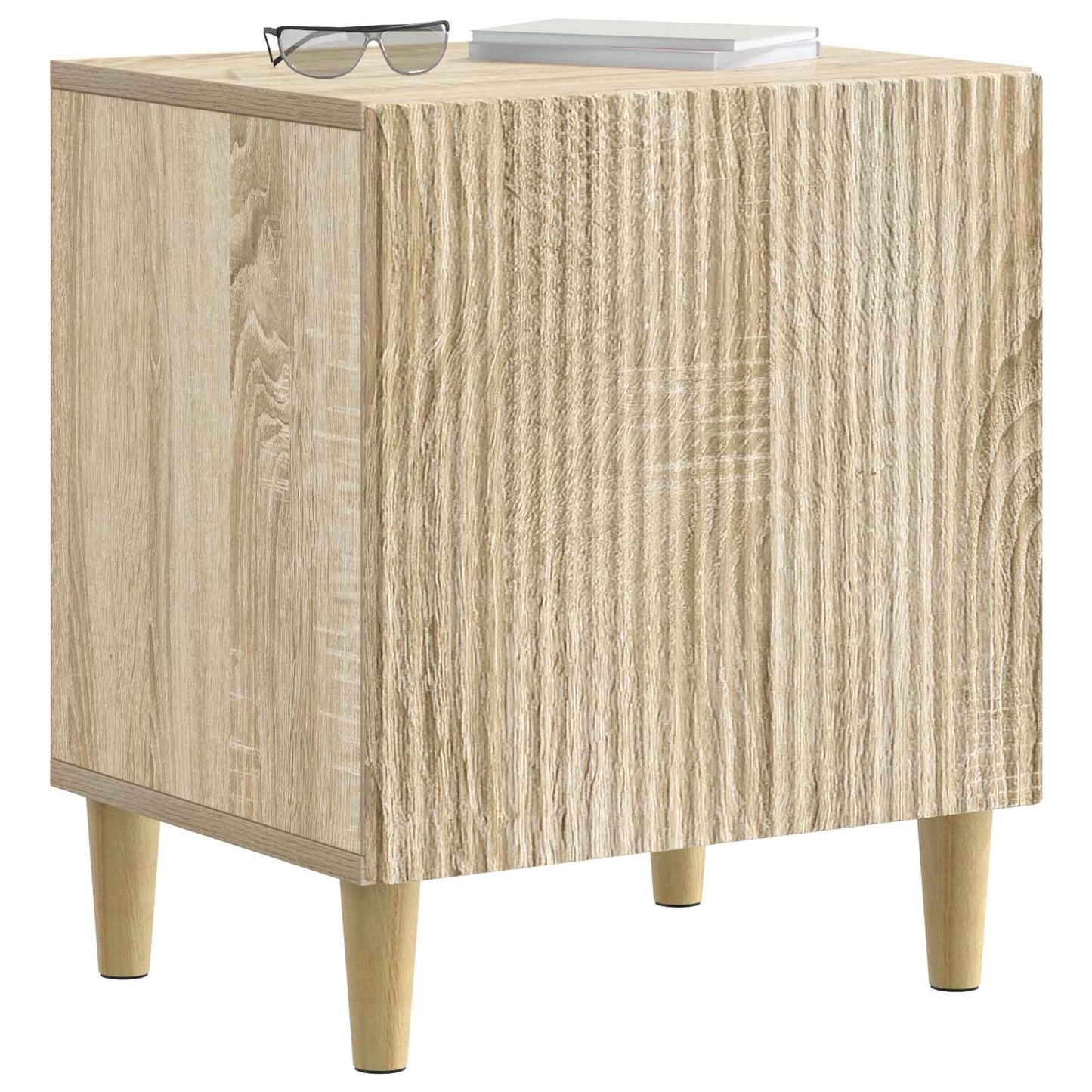 Nachtkastje Sonoma Eiken 43 x 34,5 x 50 cm Bewerkt hout is nu te koop bij PeponiXL, paradijselijk wonen!