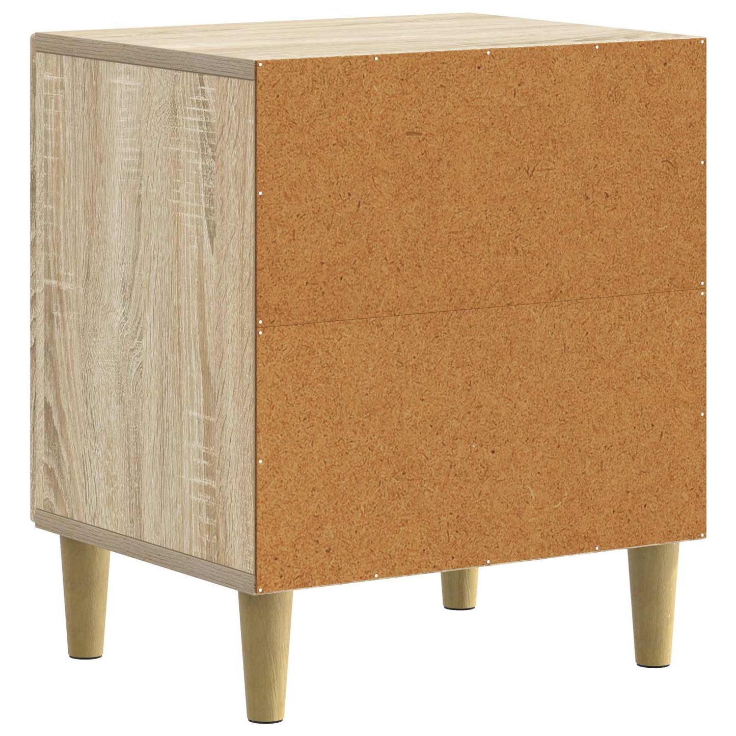 Nachtkastje 2 pcs Sonoma Eiken 43 x 34,5 x 50 cm Bewerkt hout is nu te koop bij PeponiXL, paradijselijk wonen!