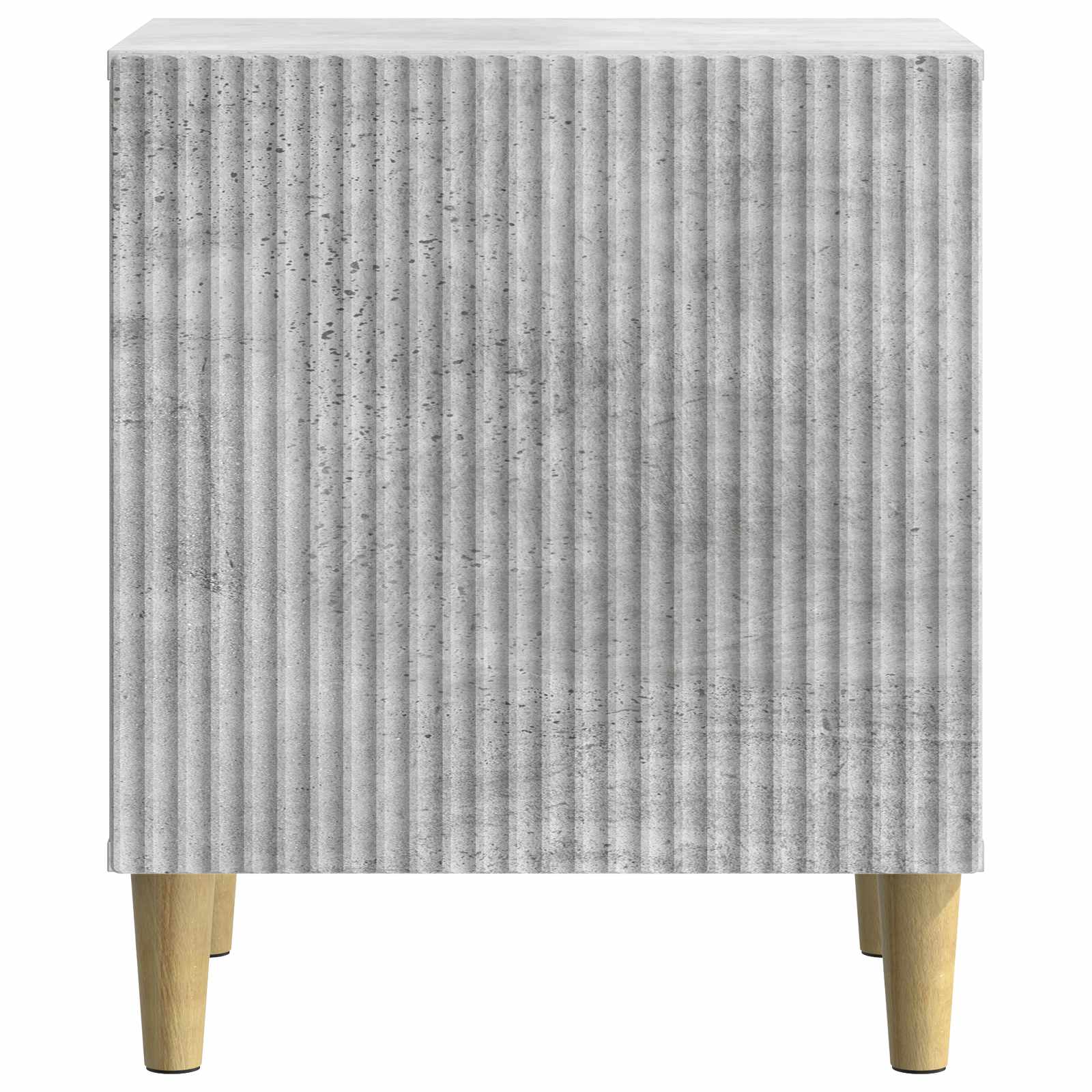 Nachtkastje Betongrijs 43 x 34,5 x 50 cm Bewerkt hout is nu te koop bij PeponiXL, paradijselijk wonen!
