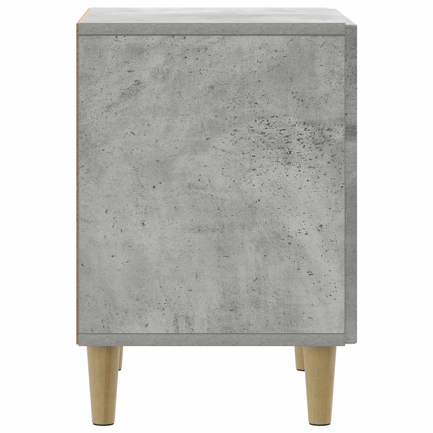 Nachtkastje Betongrijs 43 x 34,5 x 50 cm Bewerkt hout is nu te koop bij PeponiXL, paradijselijk wonen!