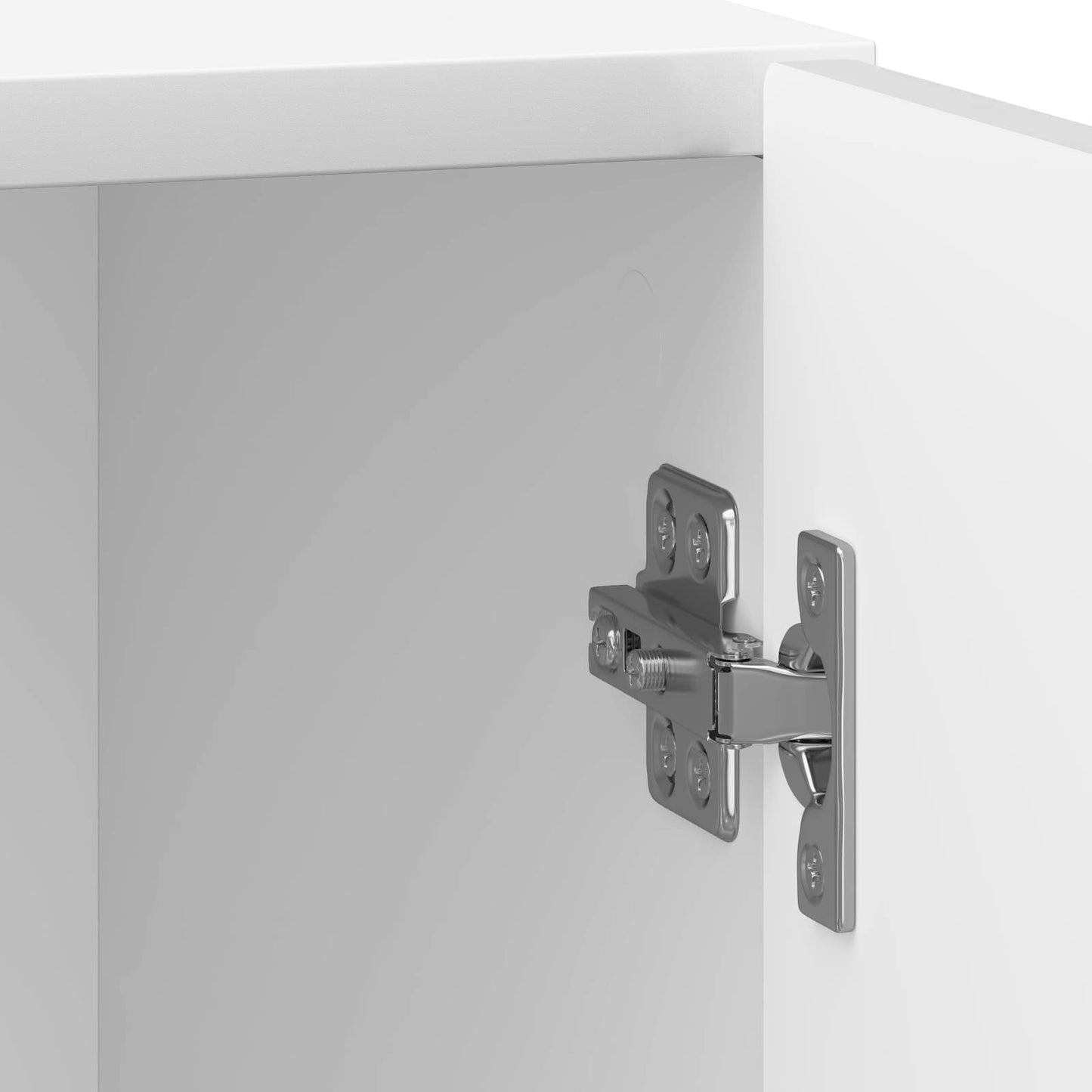 Nachtkastje 2 pcs Hoogglans Wit 43 x 34,5 x 50 cm Bewerkt hout is nu te koop bij PeponiXL, paradijselijk wonen!
