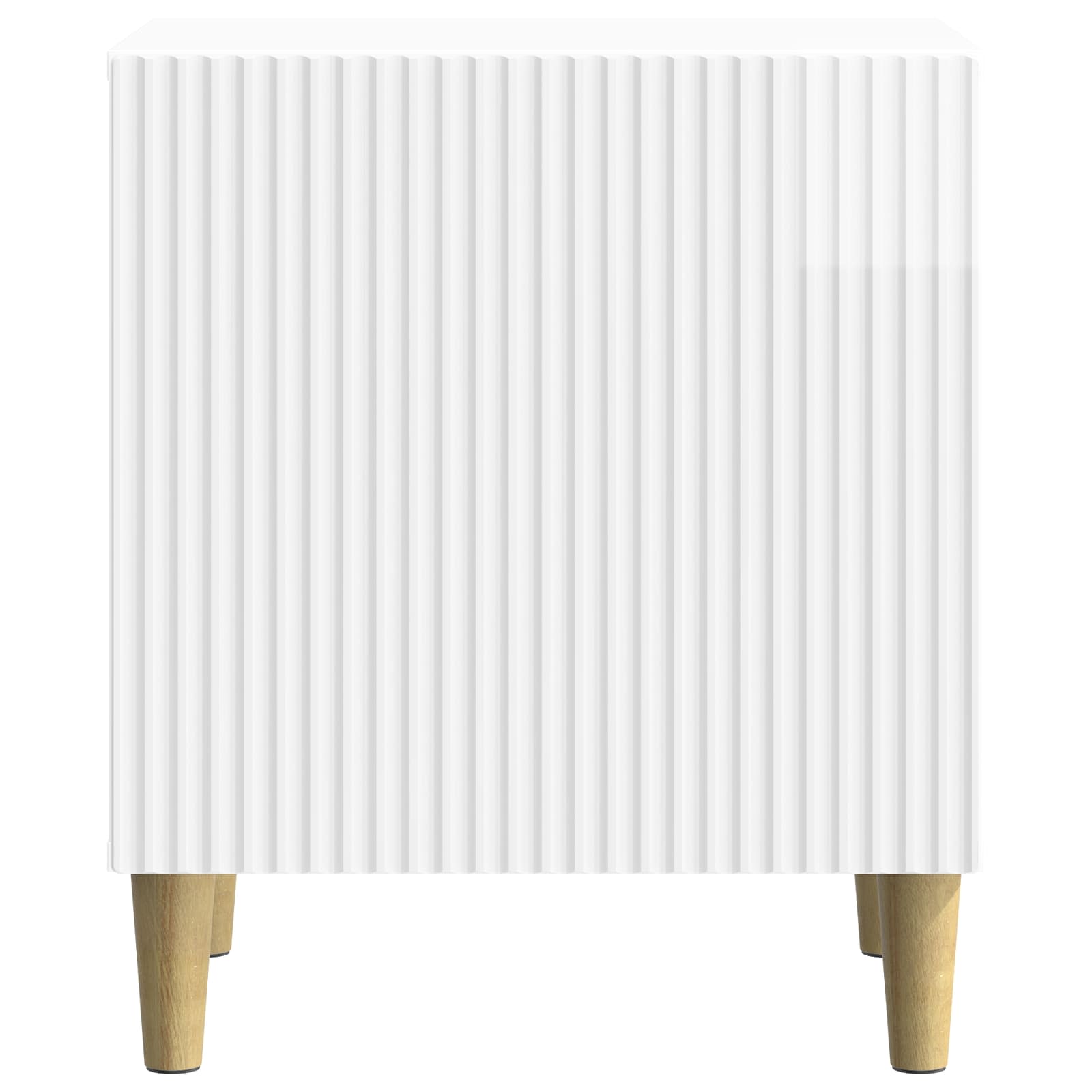 Nachtkastje 2 pcs Hoogglans Wit 43 x 34,5 x 50 cm Bewerkt hout is nu te koop bij PeponiXL, paradijselijk wonen!