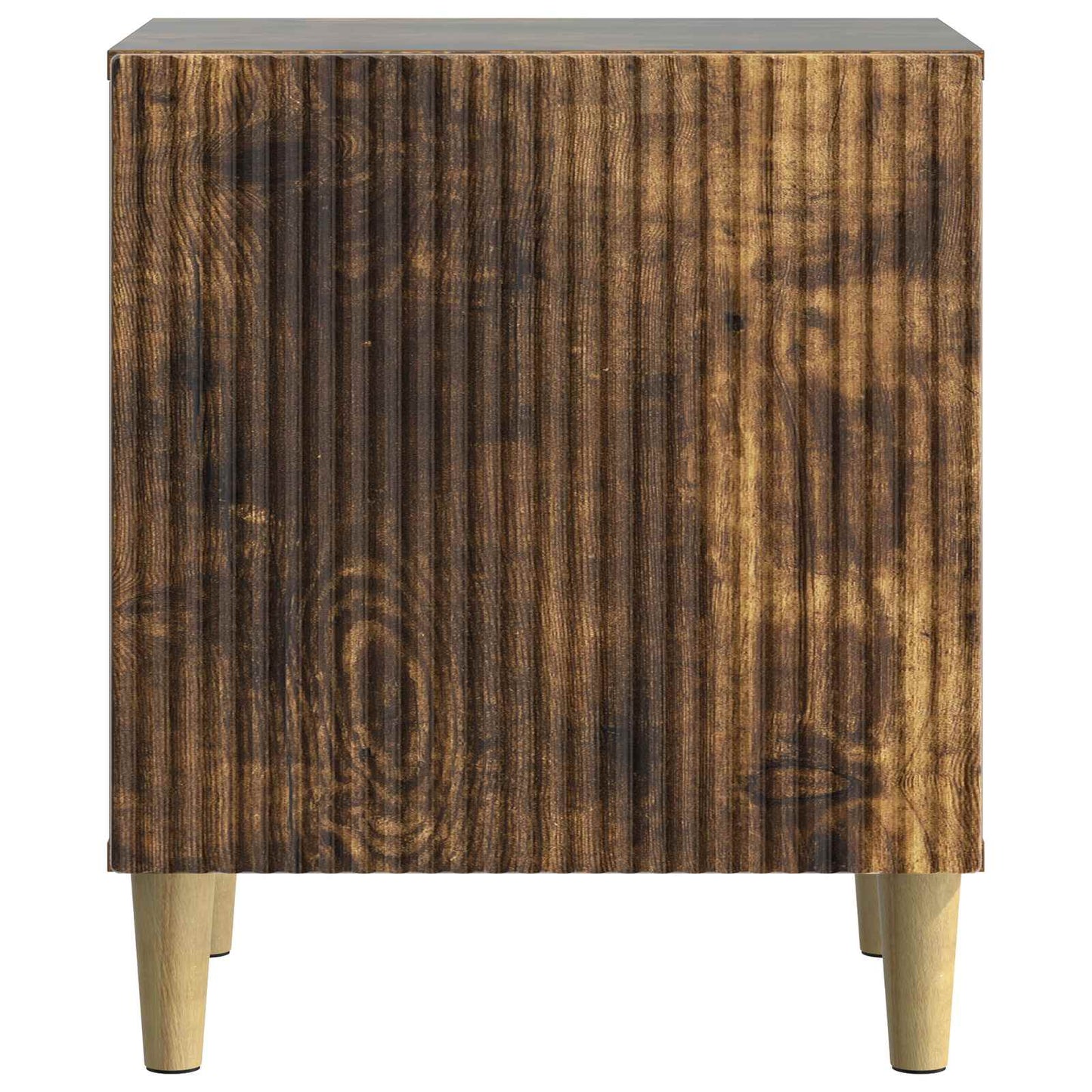 Nachtkastje 2 pcs Gerookt eiken 43 x 34,5 x 50 cm Bewerkt hout is nu te koop bij PeponiXL, paradijselijk wonen!