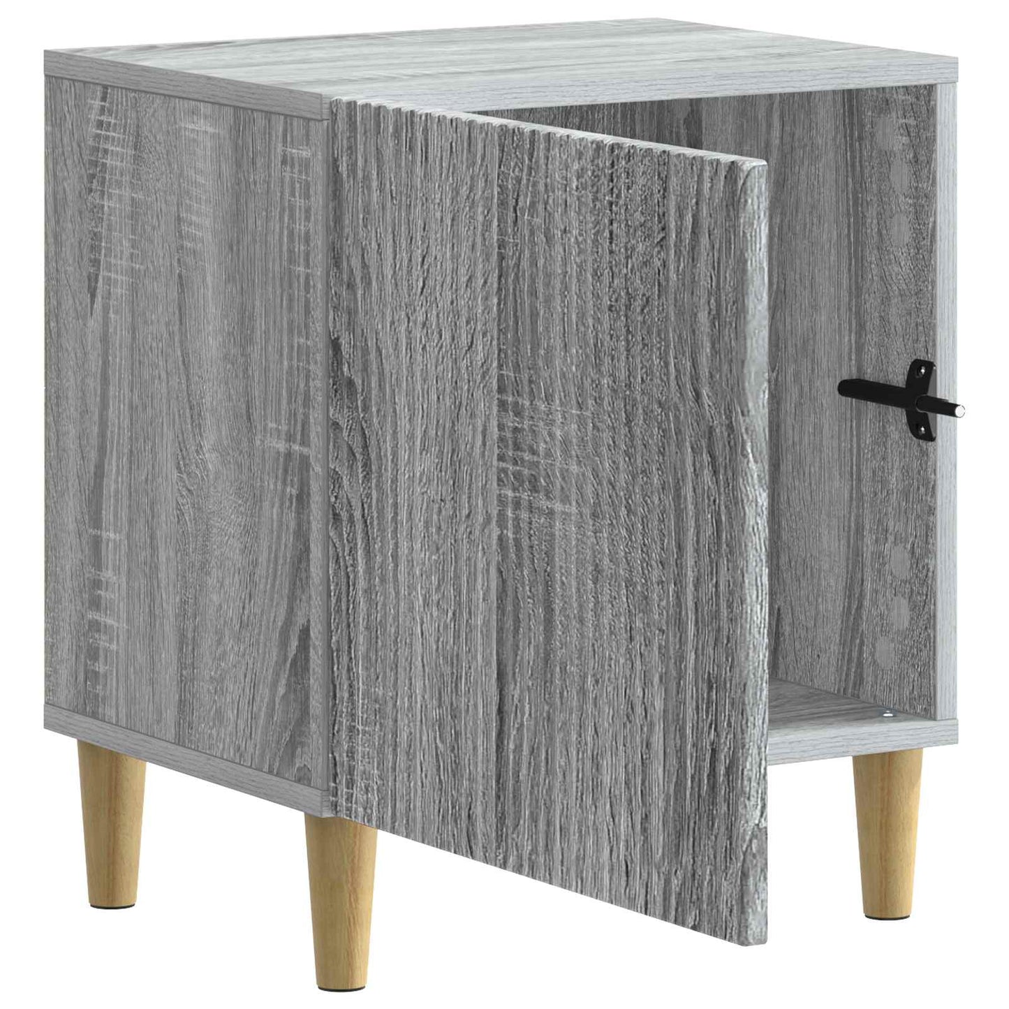 Nachtkastje 2 pcs Grijs sonoma 43 x 34,5 x 50 cm Bewerkt hout is nu te koop bij PeponiXL, paradijselijk wonen!