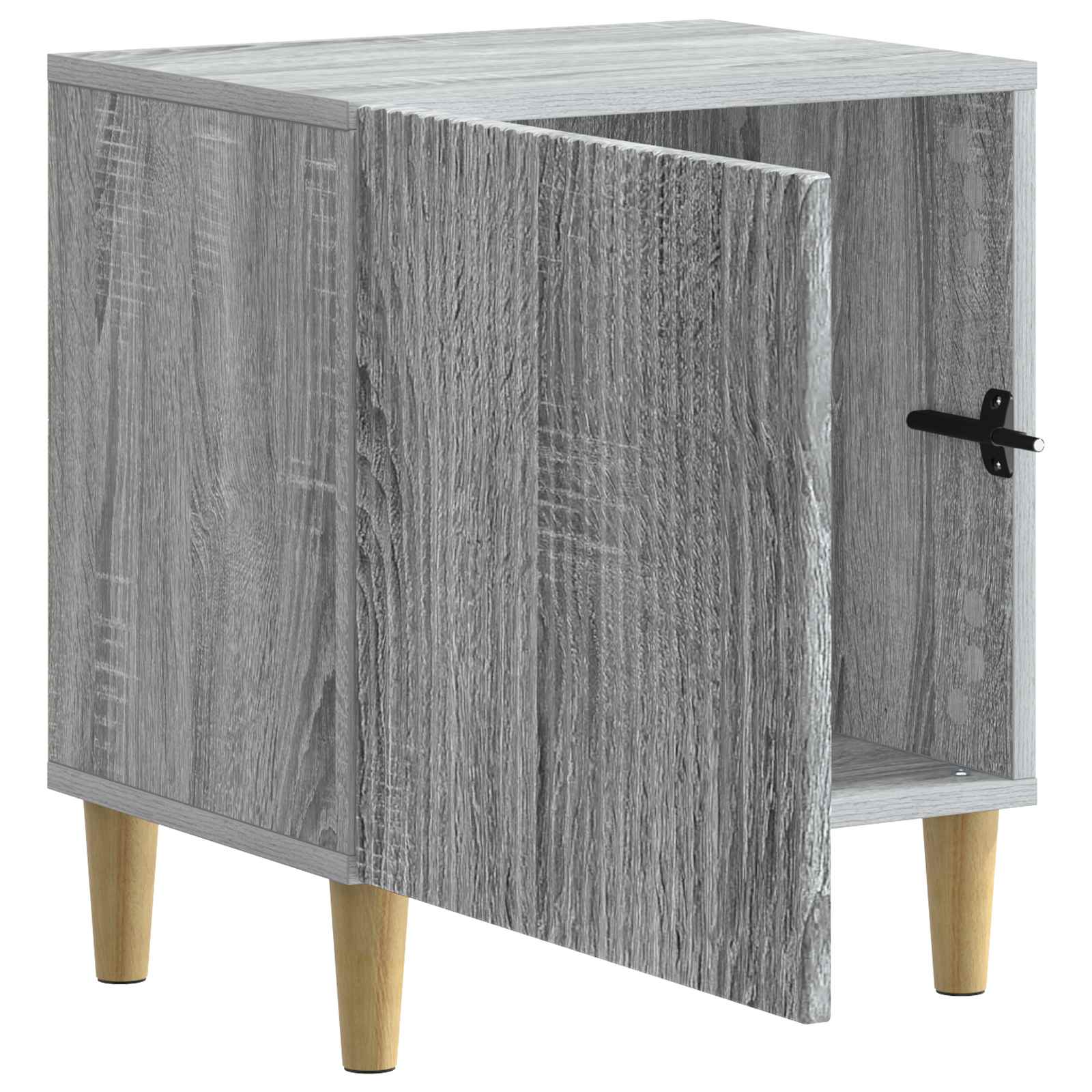 Nachtkastje 2 pcs Grijs sonoma 43 x 34,5 x 50 cm Bewerkt hout is nu te koop bij PeponiXL, paradijselijk wonen!