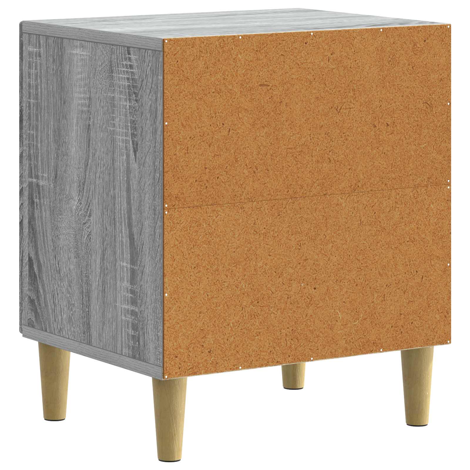 Nachtkastje 2 pcs Grijs sonoma 43 x 34,5 x 50 cm Bewerkt hout is nu te koop bij PeponiXL, paradijselijk wonen!