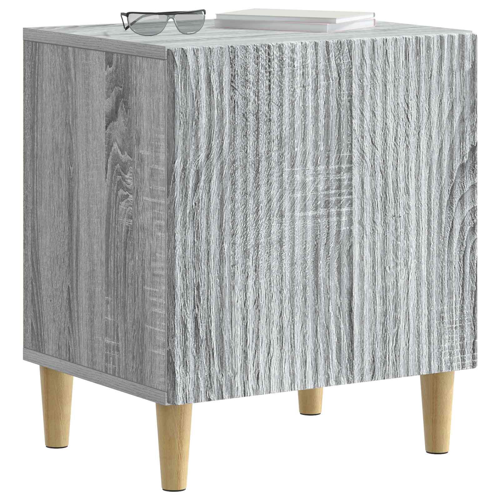 Nachtkastje 2 pcs Grijs sonoma 43 x 34,5 x 50 cm Bewerkt hout is nu te koop bij PeponiXL, paradijselijk wonen!