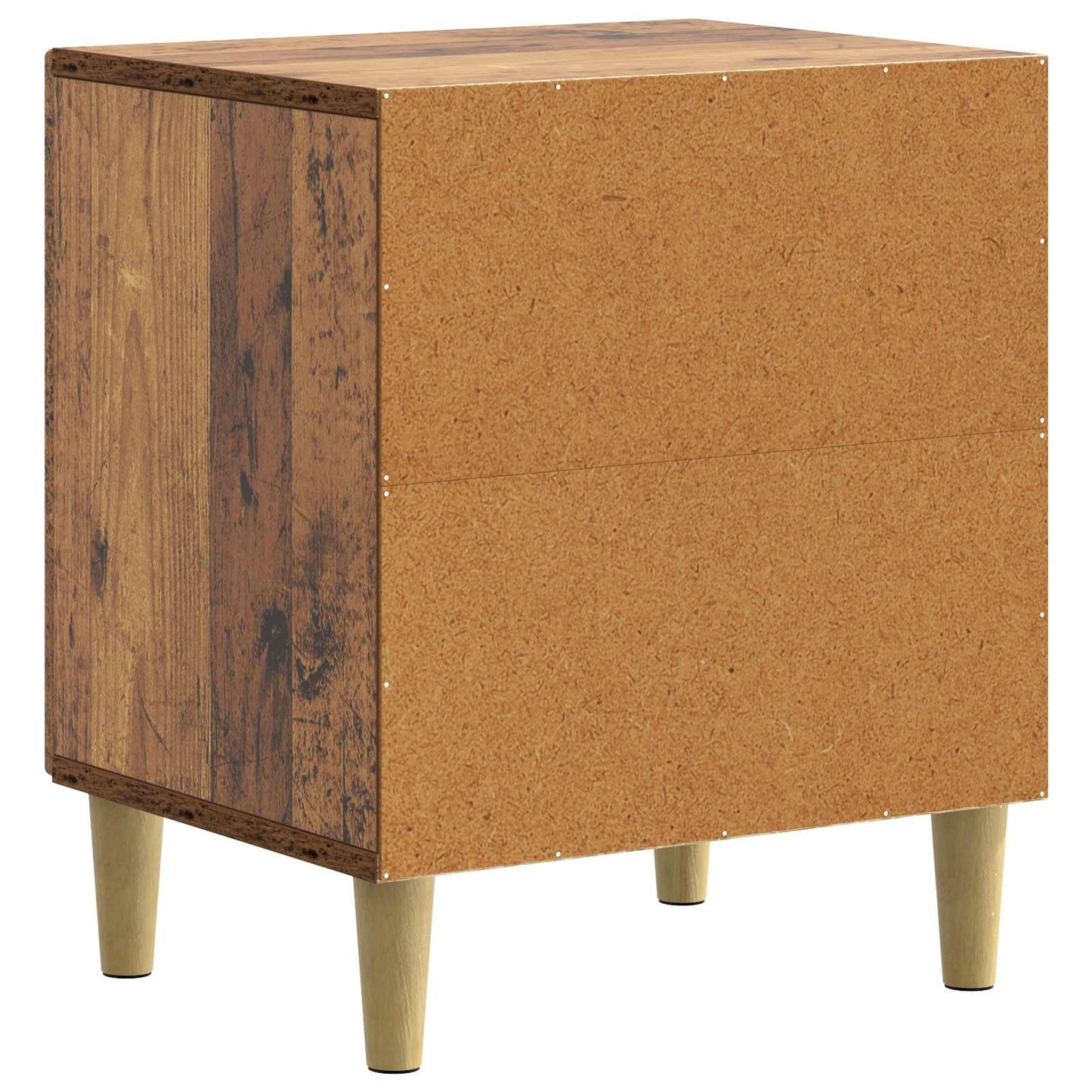 Nachtkastje Oud hout 43 x 34,5 x 50 cm Bewerkt hout is nu te koop bij PeponiXL, paradijselijk wonen!