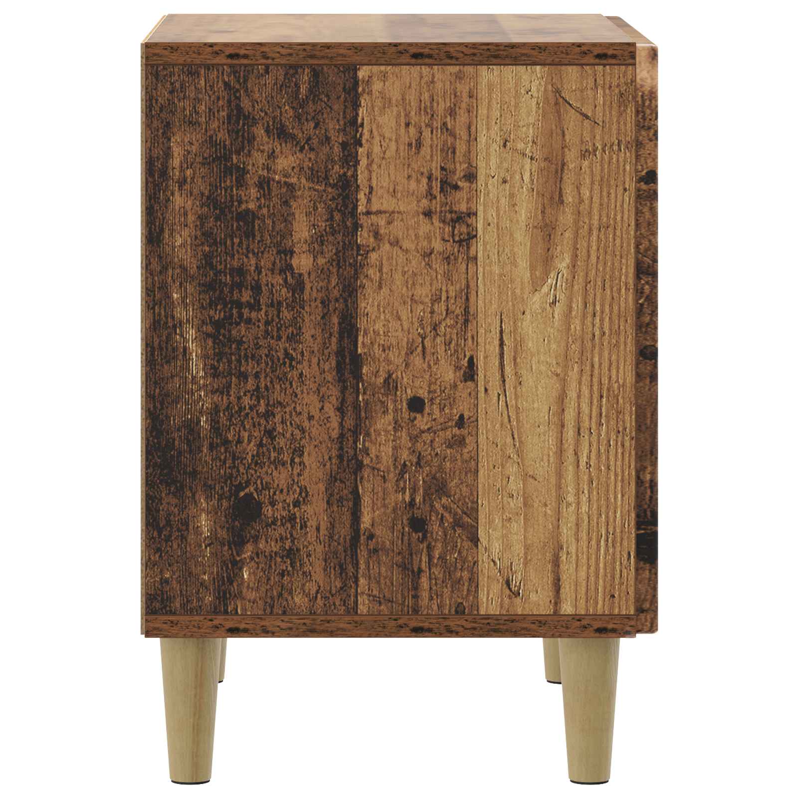 Nachtkastje Oud hout 43 x 34,5 x 50 cm Bewerkt hout is nu te koop bij PeponiXL, paradijselijk wonen!