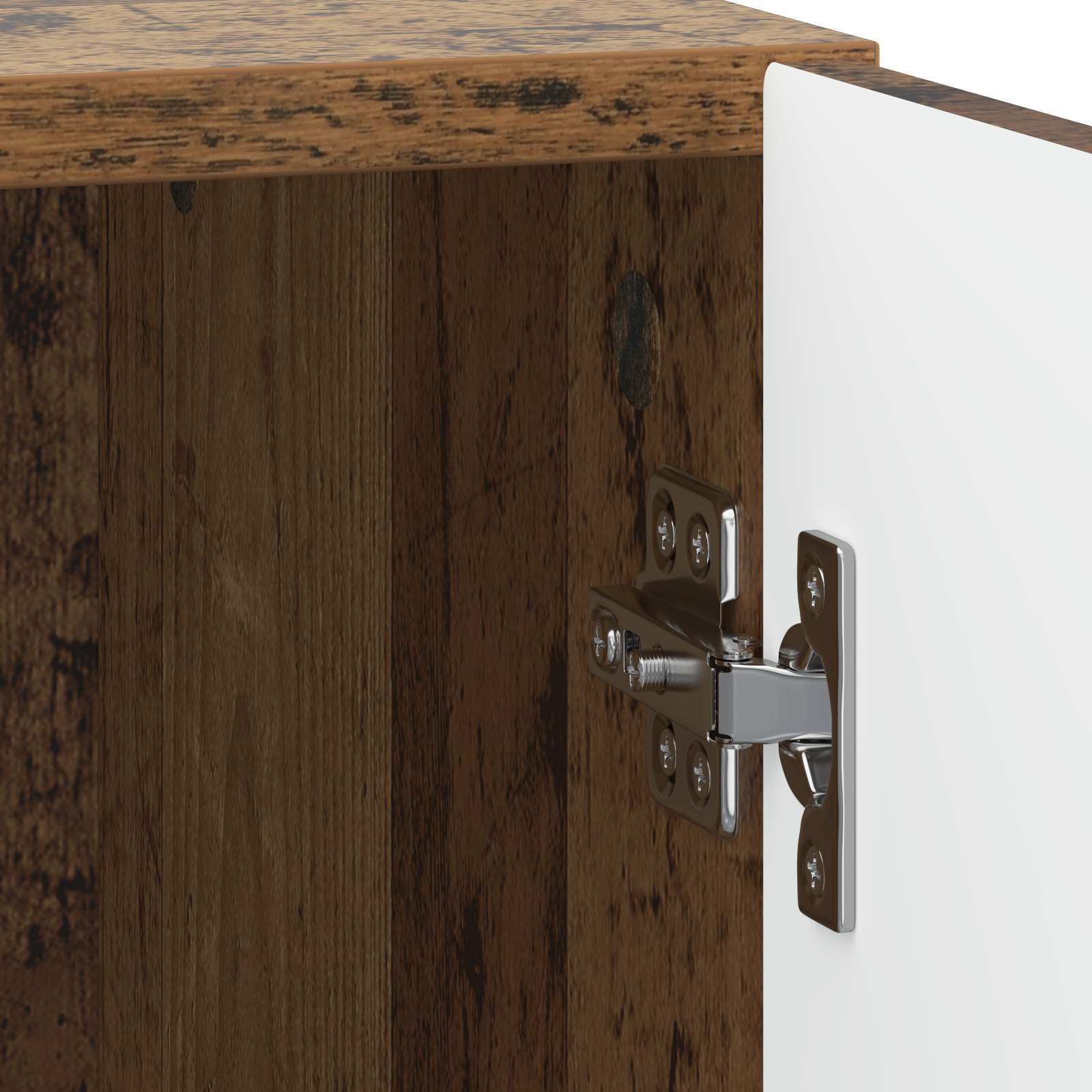 Nachtkastje 2 pcs Oud hout 43 x 34,5 x 50 cm Bewerkt hout is nu te koop bij PeponiXL, paradijselijk wonen!