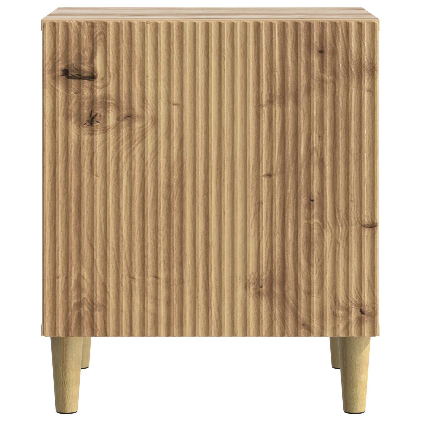 Nachtkastje Artisanaal eiken 43 x 34,5 x 50 cm Bewerkt hout is nu te koop bij PeponiXL, paradijselijk wonen!