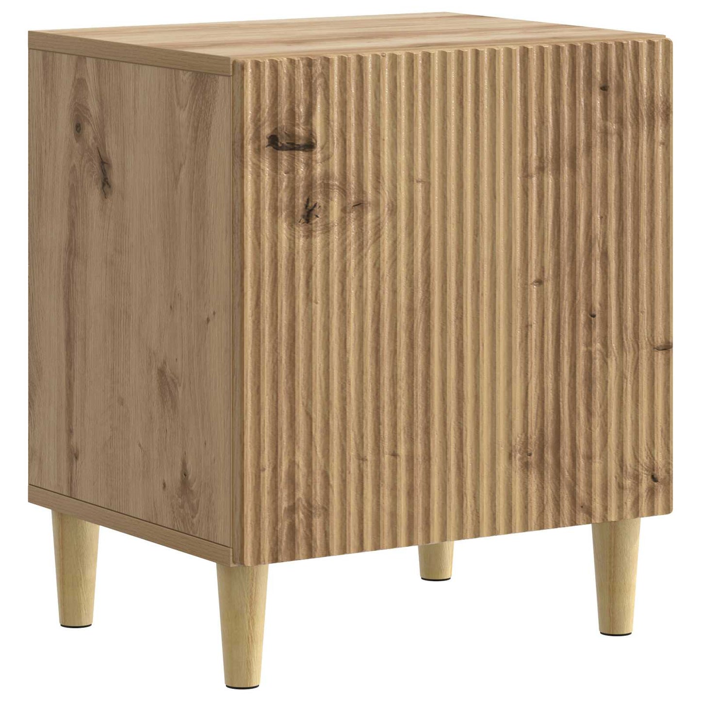 Nachtkastje 2 pcs Artisanaal eiken 43 x 34,5 x 50 cm is nu te koop bij PeponiXL, paradijselijk wonen!