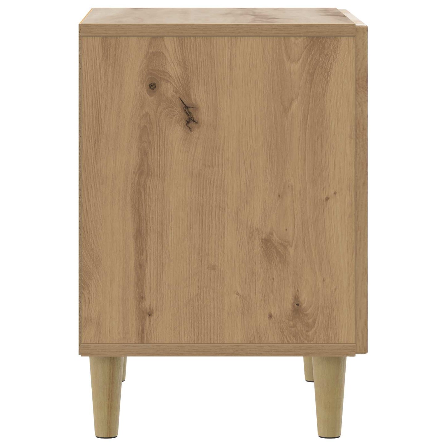 Nachtkastje 2 pcs Artisanaal eiken 43 x 34,5 x 50 cm is nu te koop bij PeponiXL, paradijselijk wonen!