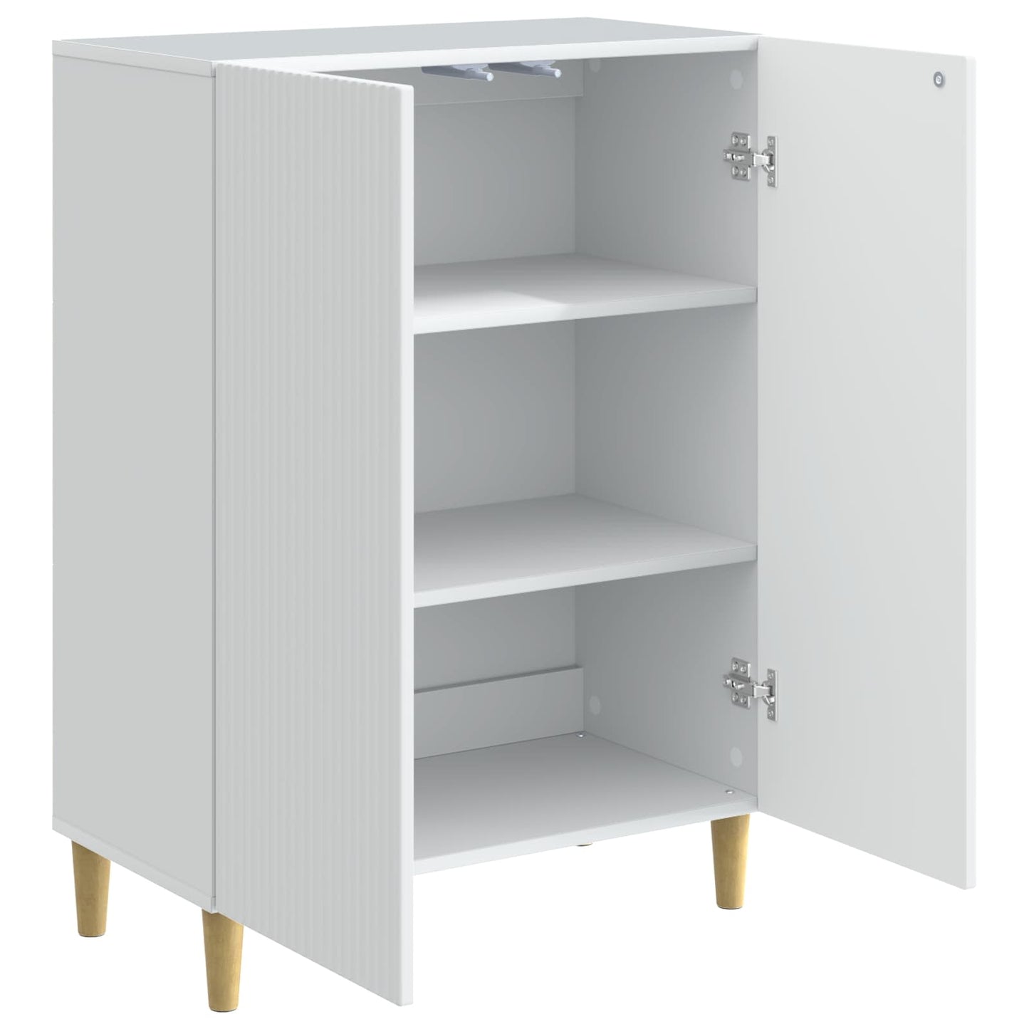Dressoir Wit 66 x 34,5 x 90 cm Bewerkt hout is nu te koop bij PeponiXL, paradijselijk wonen!