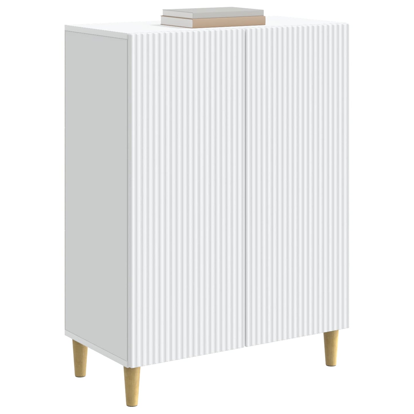 Dressoir Wit 66 x 34,5 x 90 cm Bewerkt hout is nu te koop bij PeponiXL, paradijselijk wonen!