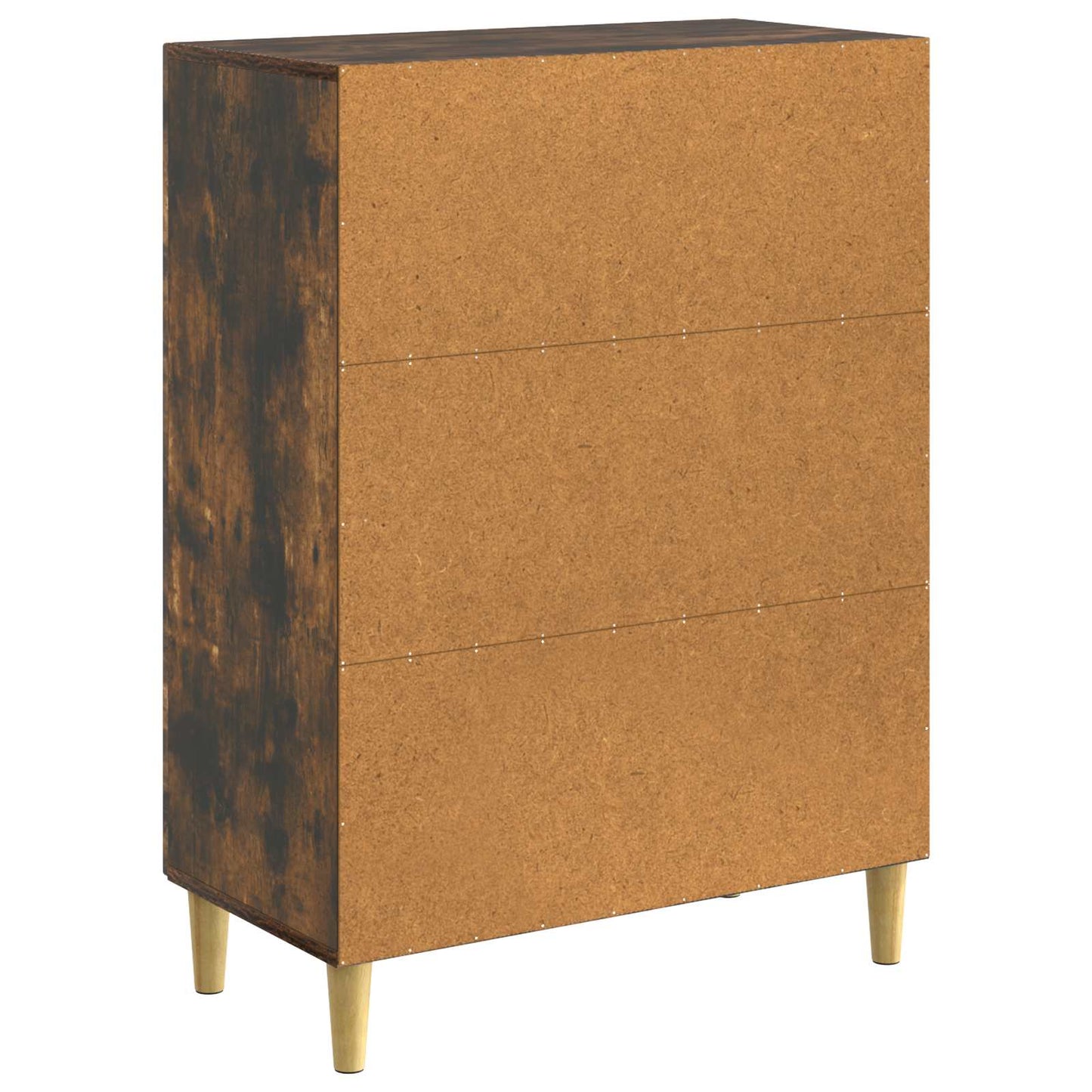 Dressoir Gerookt eiken 66 x 34,5 x 90 cm Bewerkt hout is nu te koop bij PeponiXL, paradijselijk wonen!