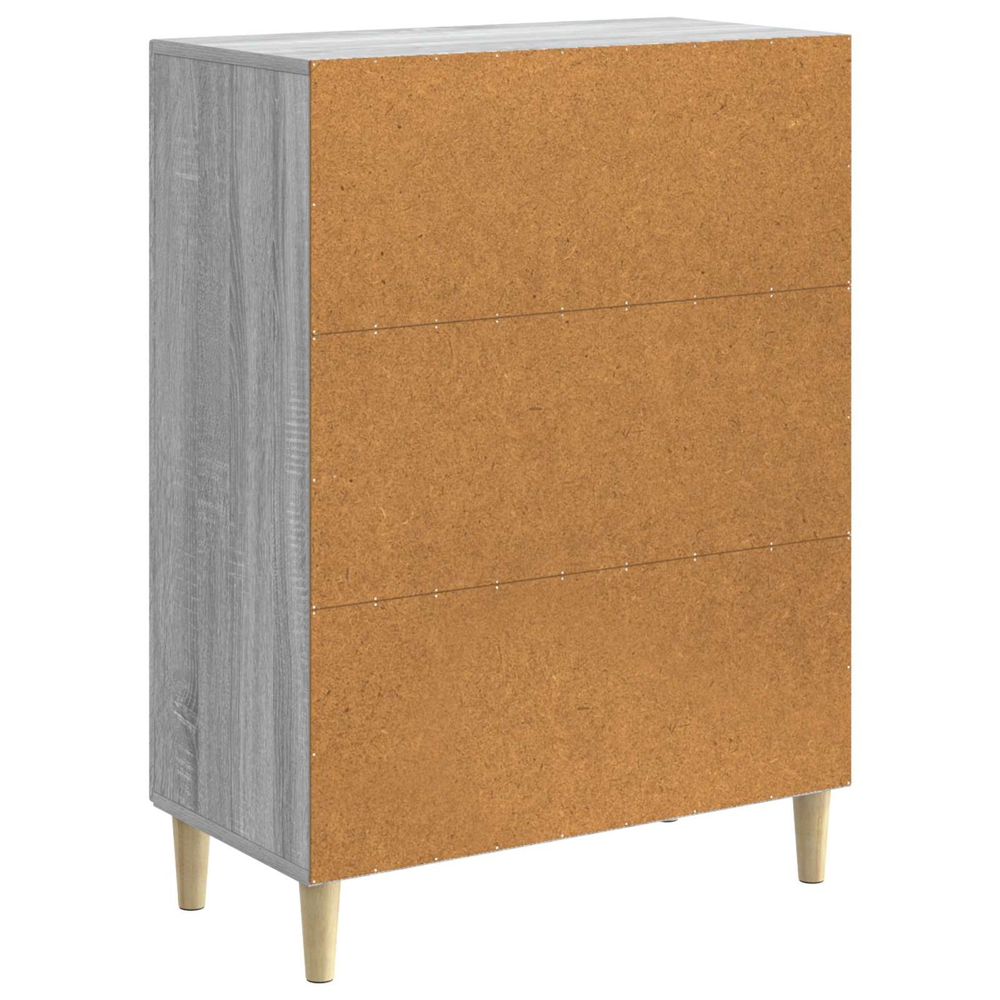Dressoir Grijs sonoma 66 x 34,5 x 90 cm Bewerkt hout is nu te koop bij PeponiXL, paradijselijk wonen!