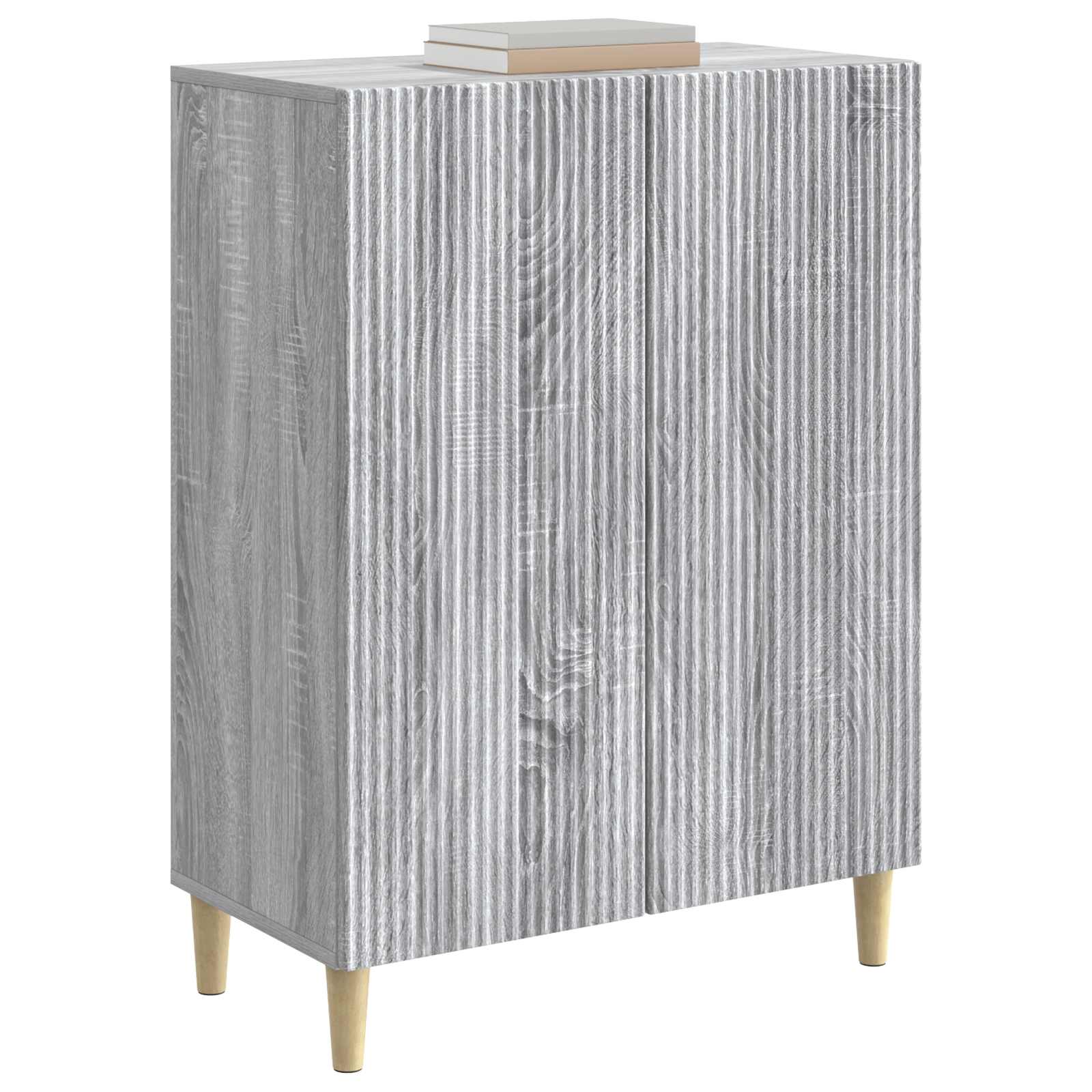 Dressoir Grijs sonoma 66 x 34,5 x 90 cm Bewerkt hout is nu te koop bij PeponiXL, paradijselijk wonen!
