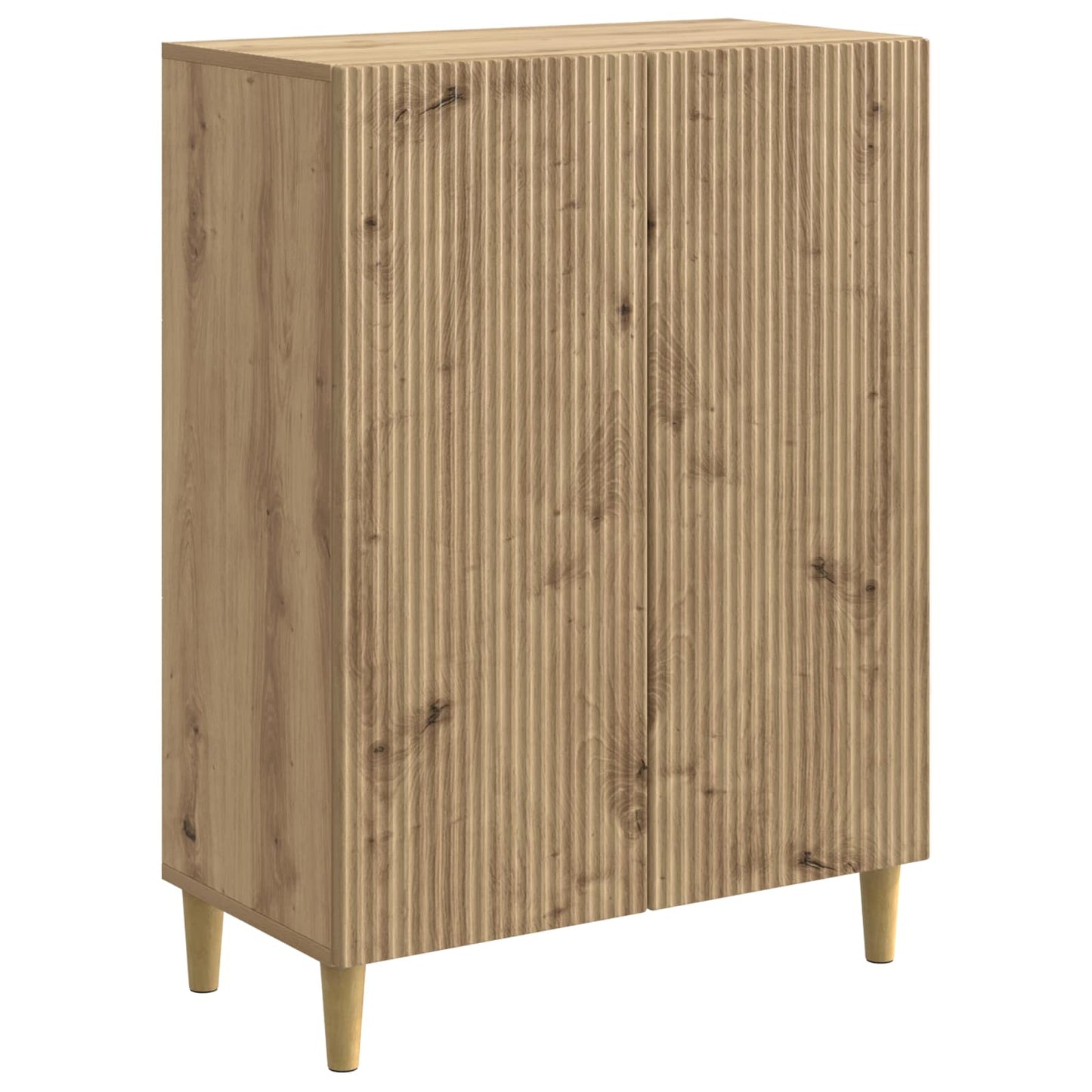 Dressoir Artisanaal eiken 66 x 34,5 x 90 cm Bewerkt hout is nu te koop bij PeponiXL, paradijselijk wonen!